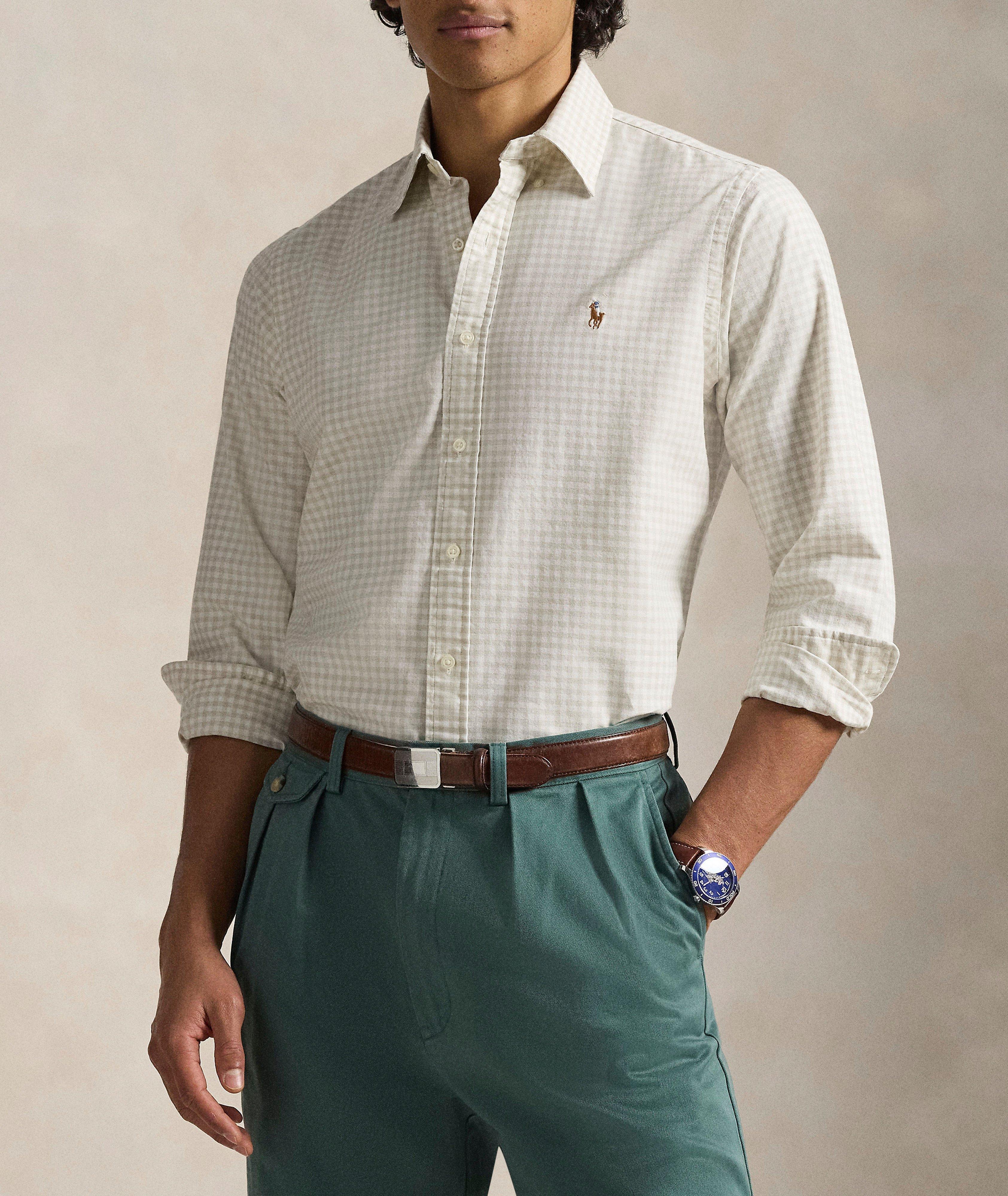 Gingham Cotton Oxford Shirt image 1