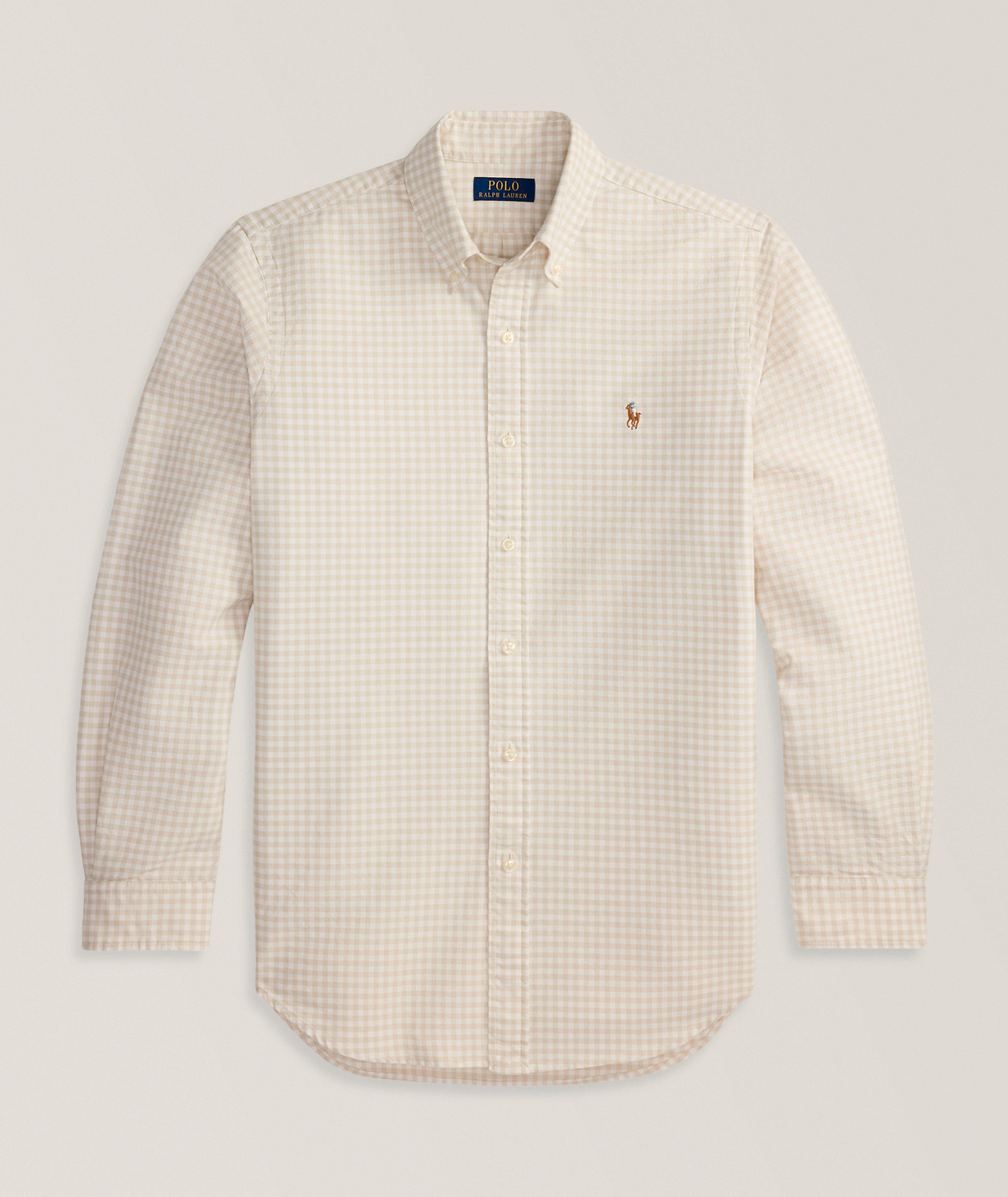 Gingham Cotton Oxford Shirt image 0