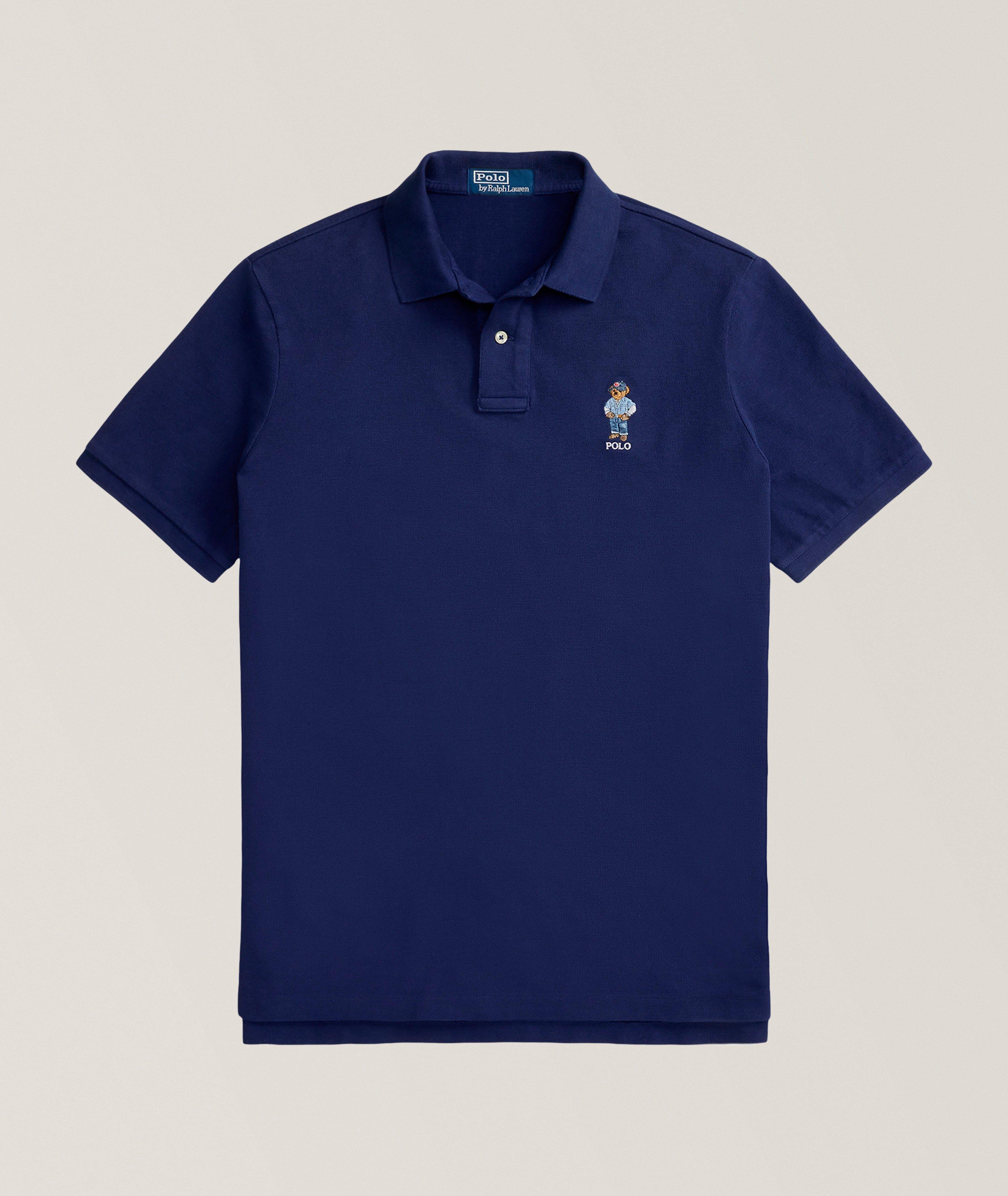 Classic-Fit Polo Bear Mesh Polo  image 0