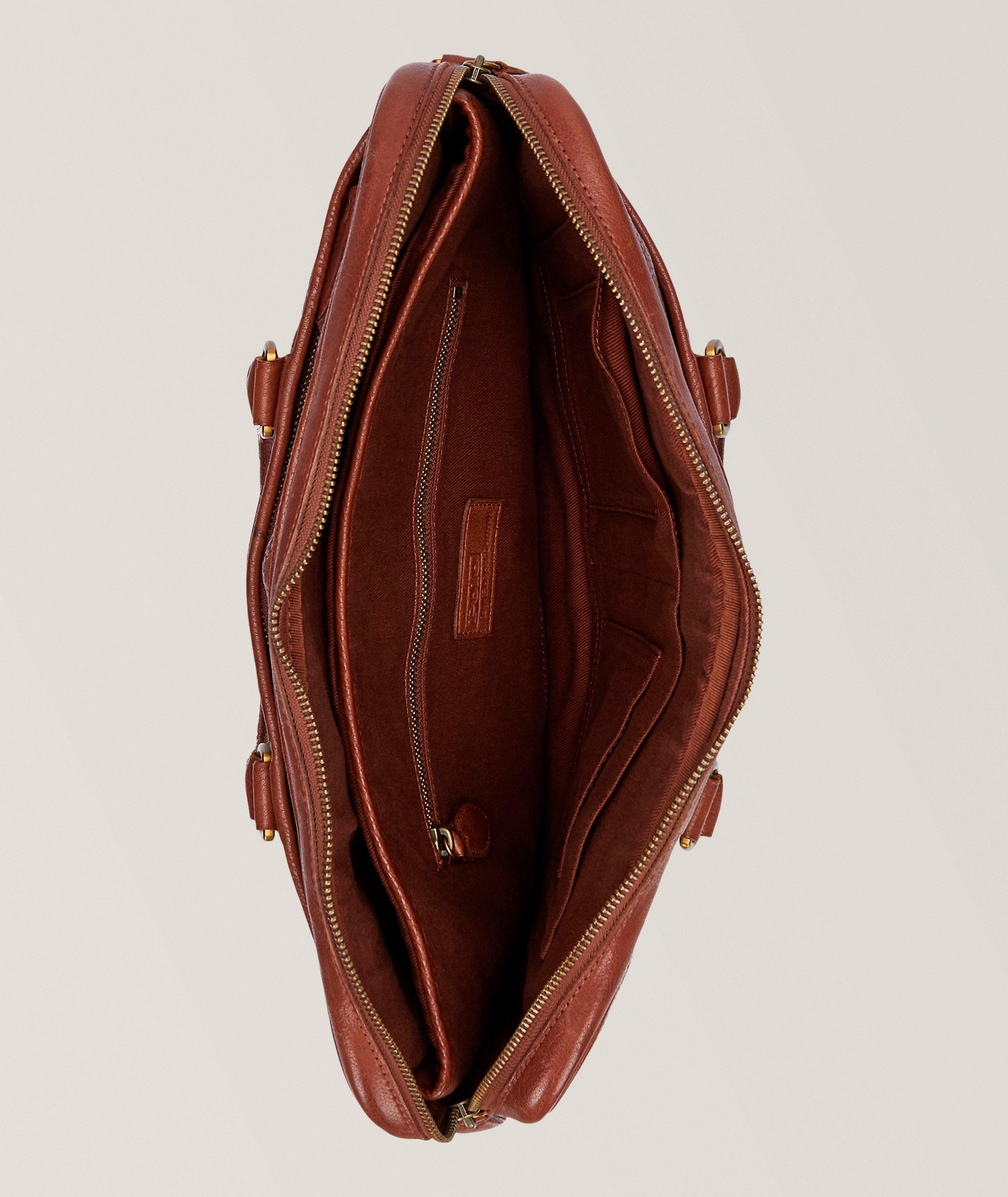 Heritage Leather Messenger Bag image 2