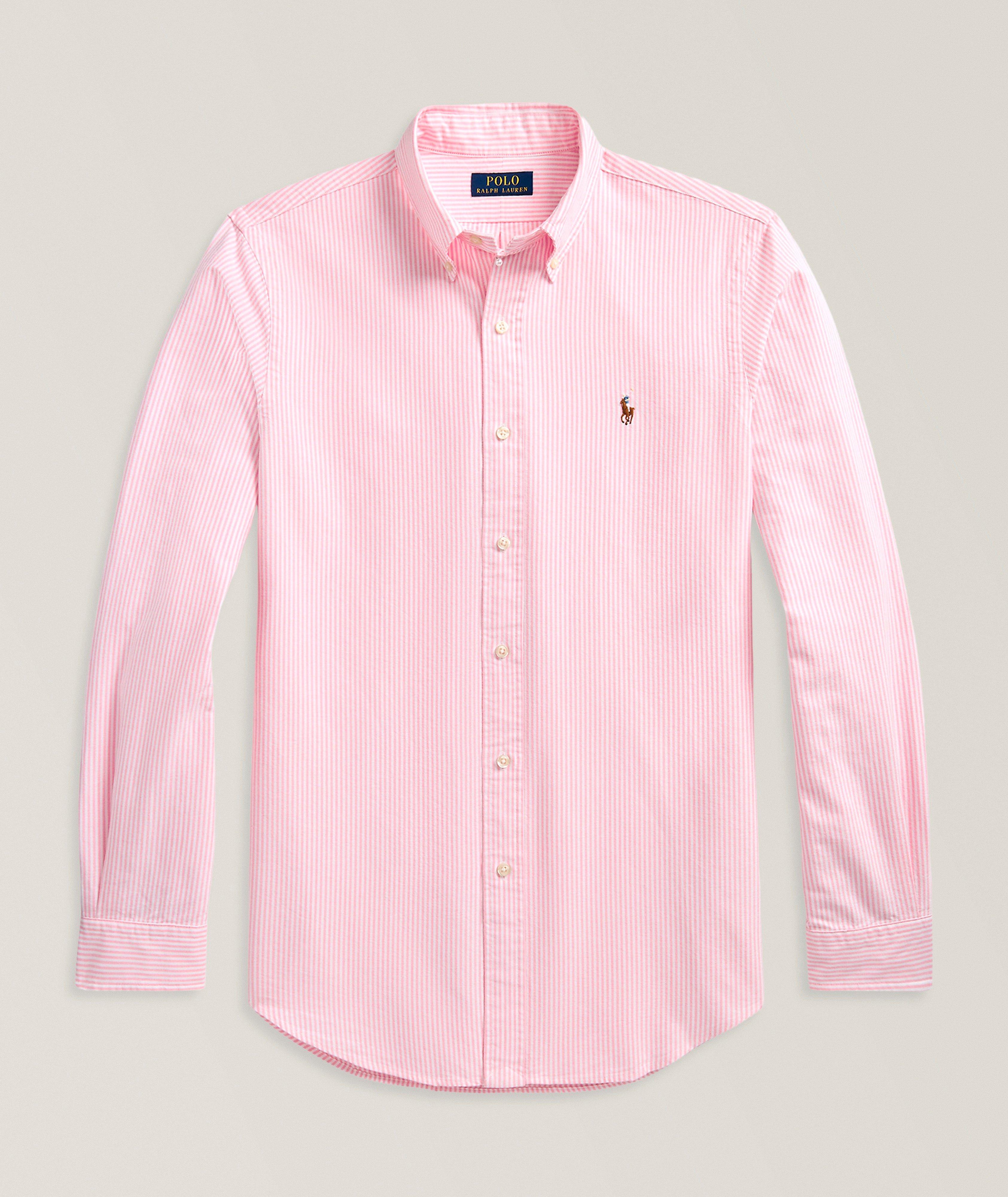 Classic-Fit Striped Oxford Shirt image 0
