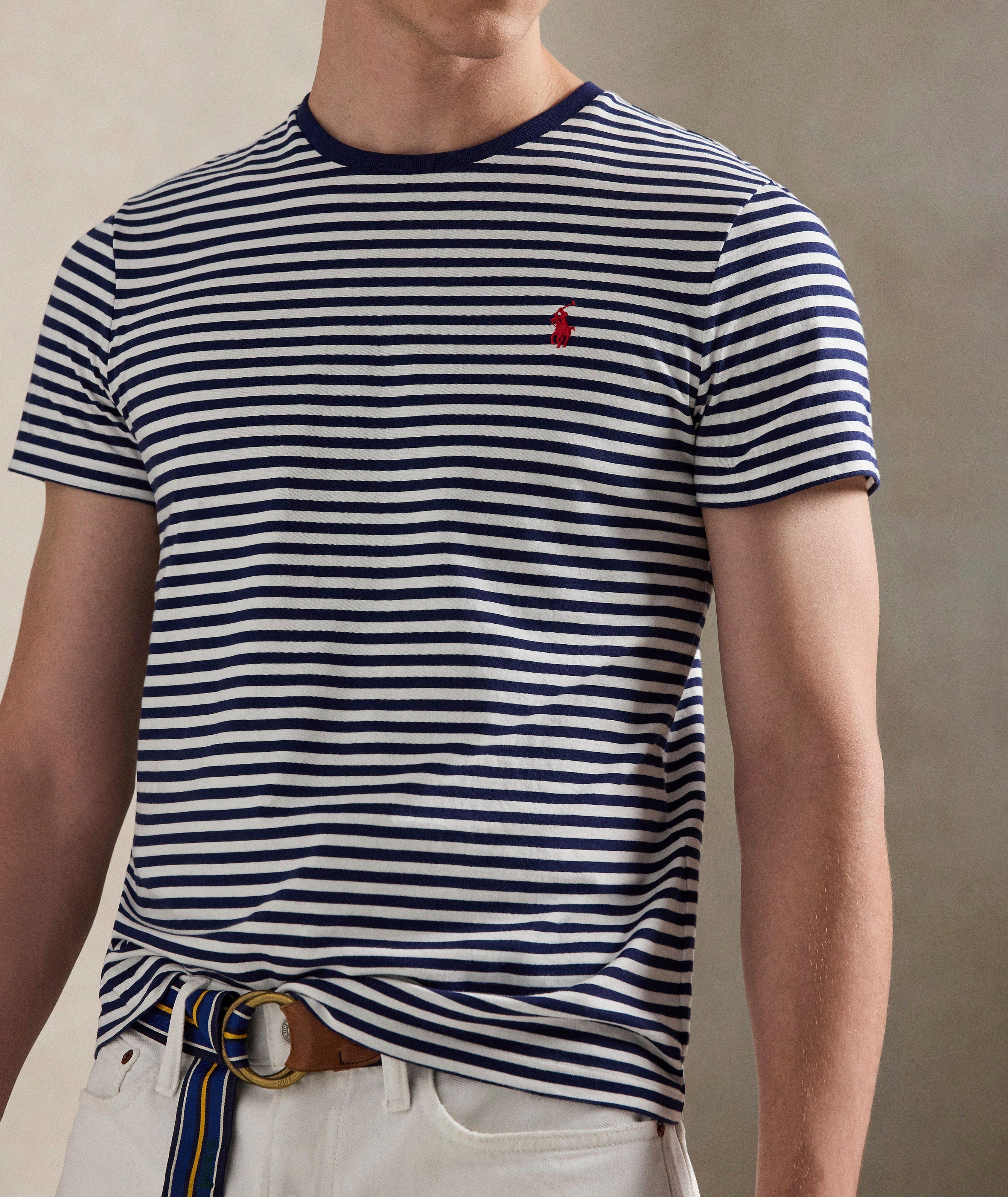 Classic-Fit Striped Jersey T-Shirt image 3
