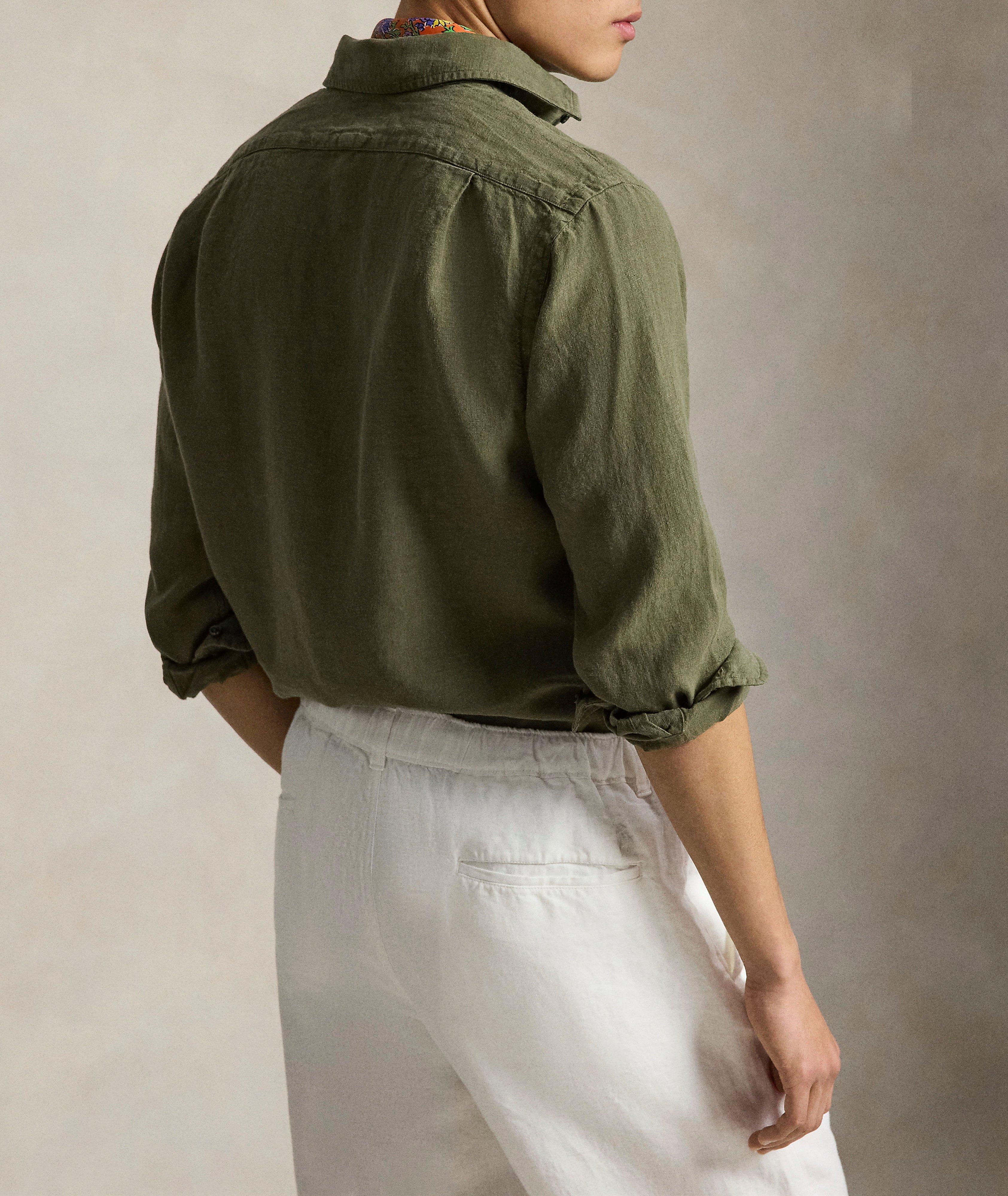 Chemise lin teint en pièce image 2