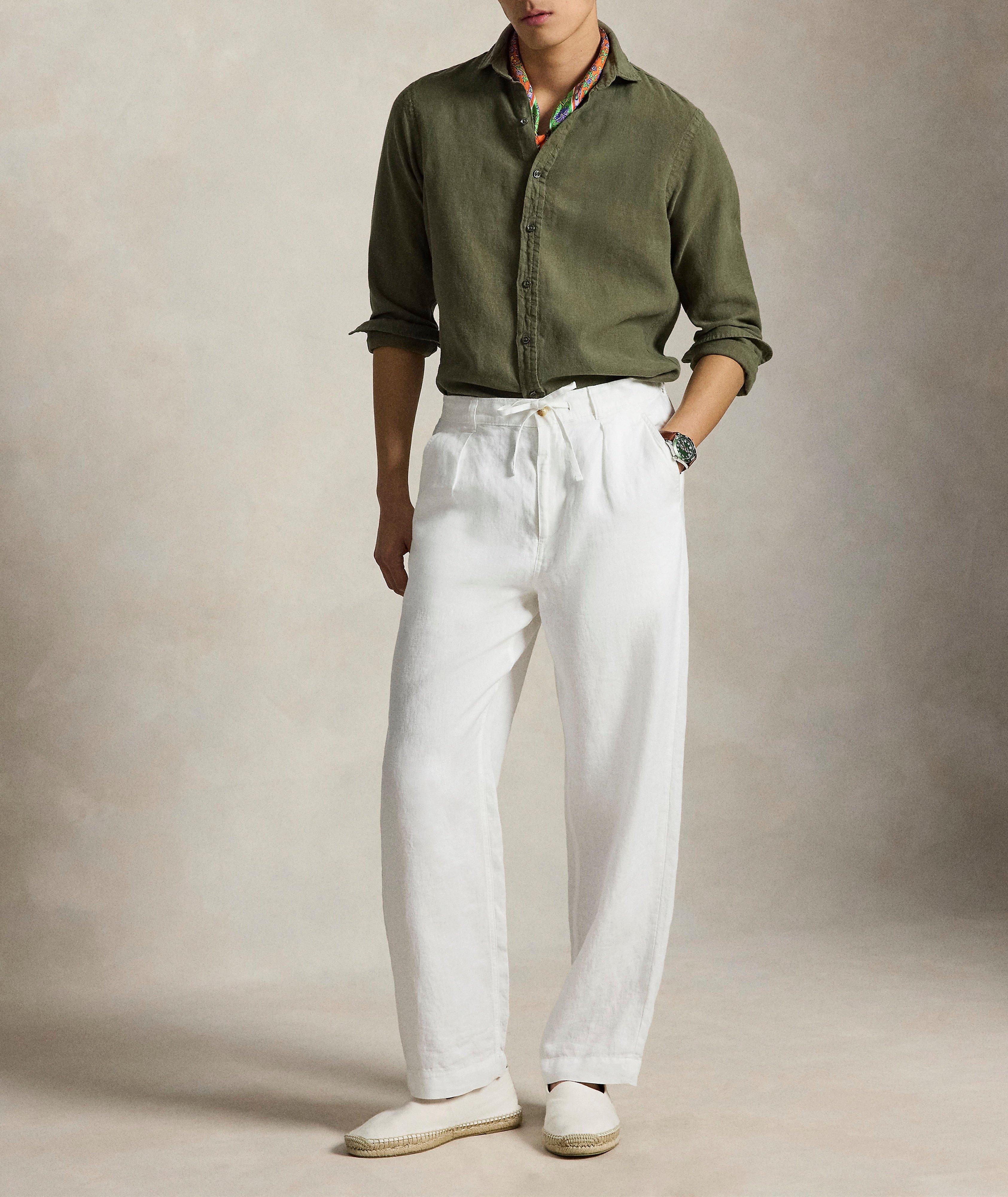 Chemise lin teint en pièce image 4