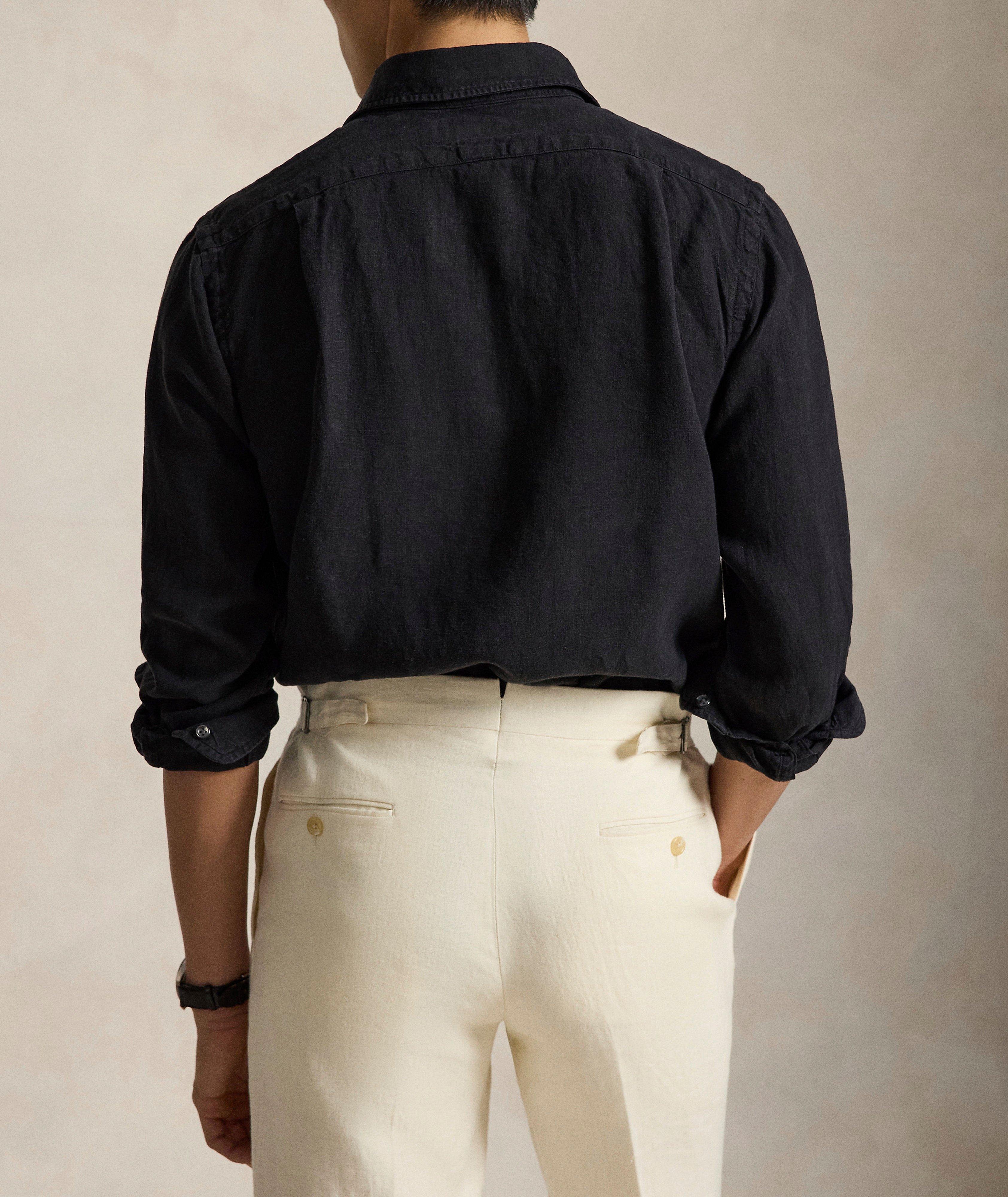 Garment-Dyed Linen Shirt image 2