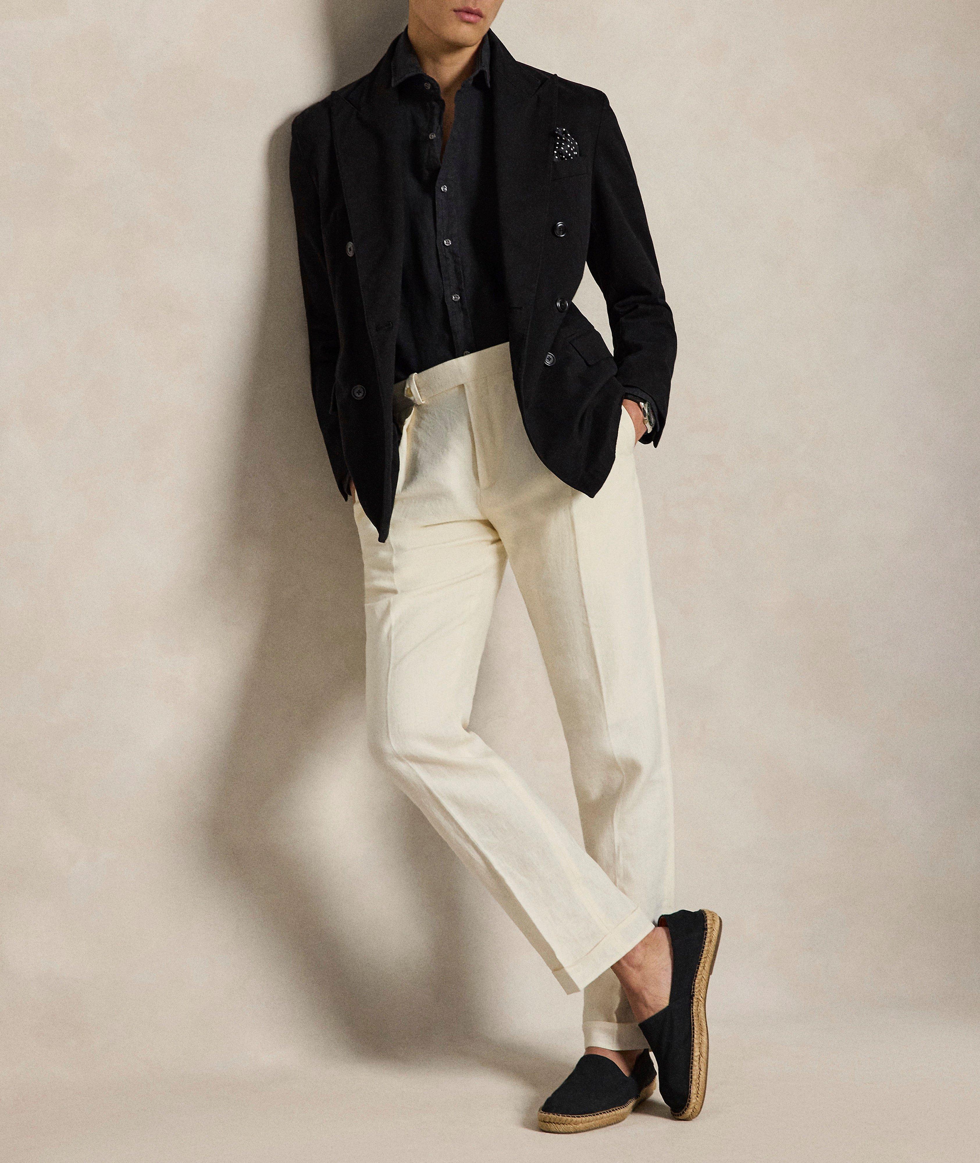 Garment-Dyed Linen Shirt image 6