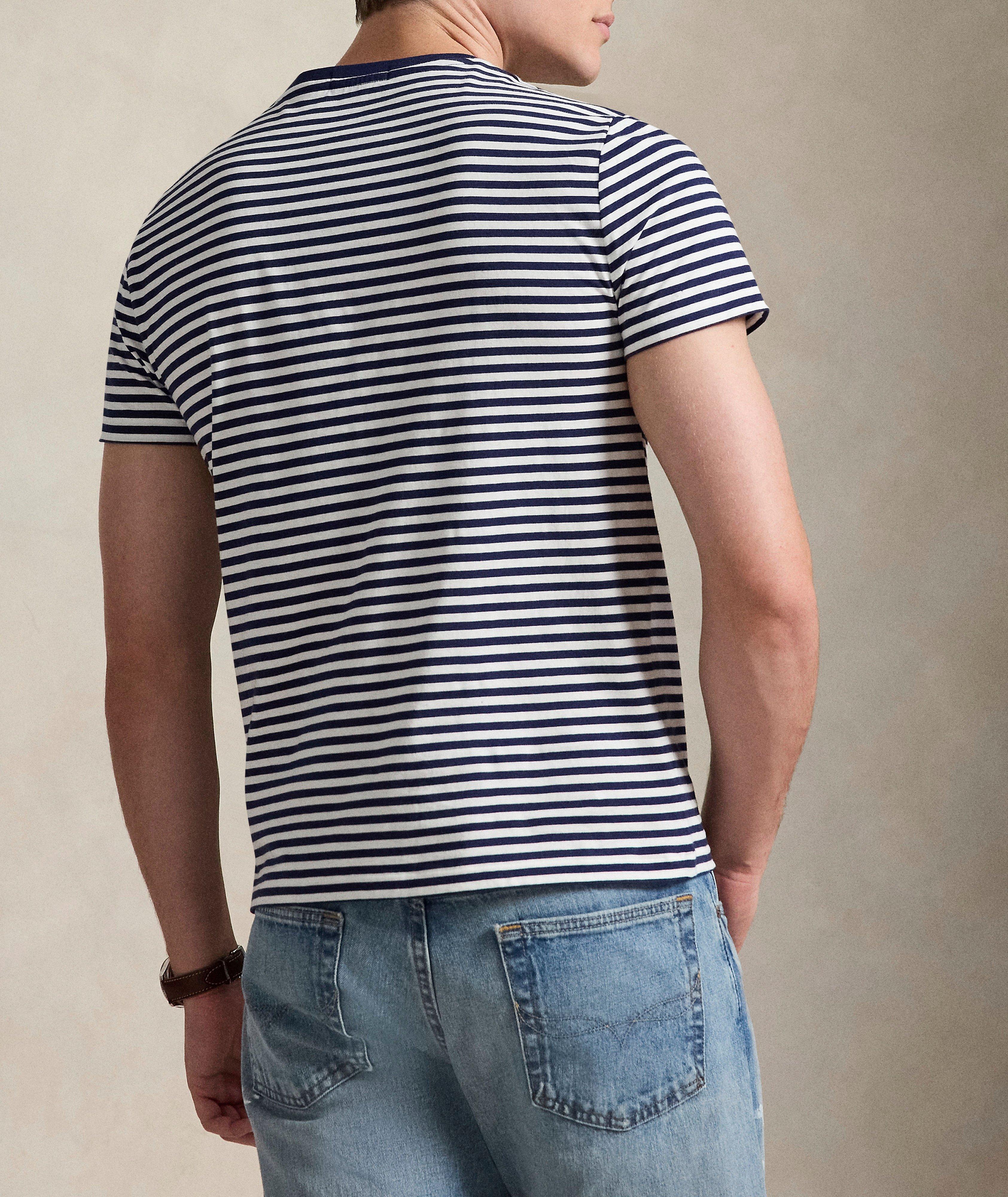 Classic-Fit Striped Jersey T-Shirt image 1