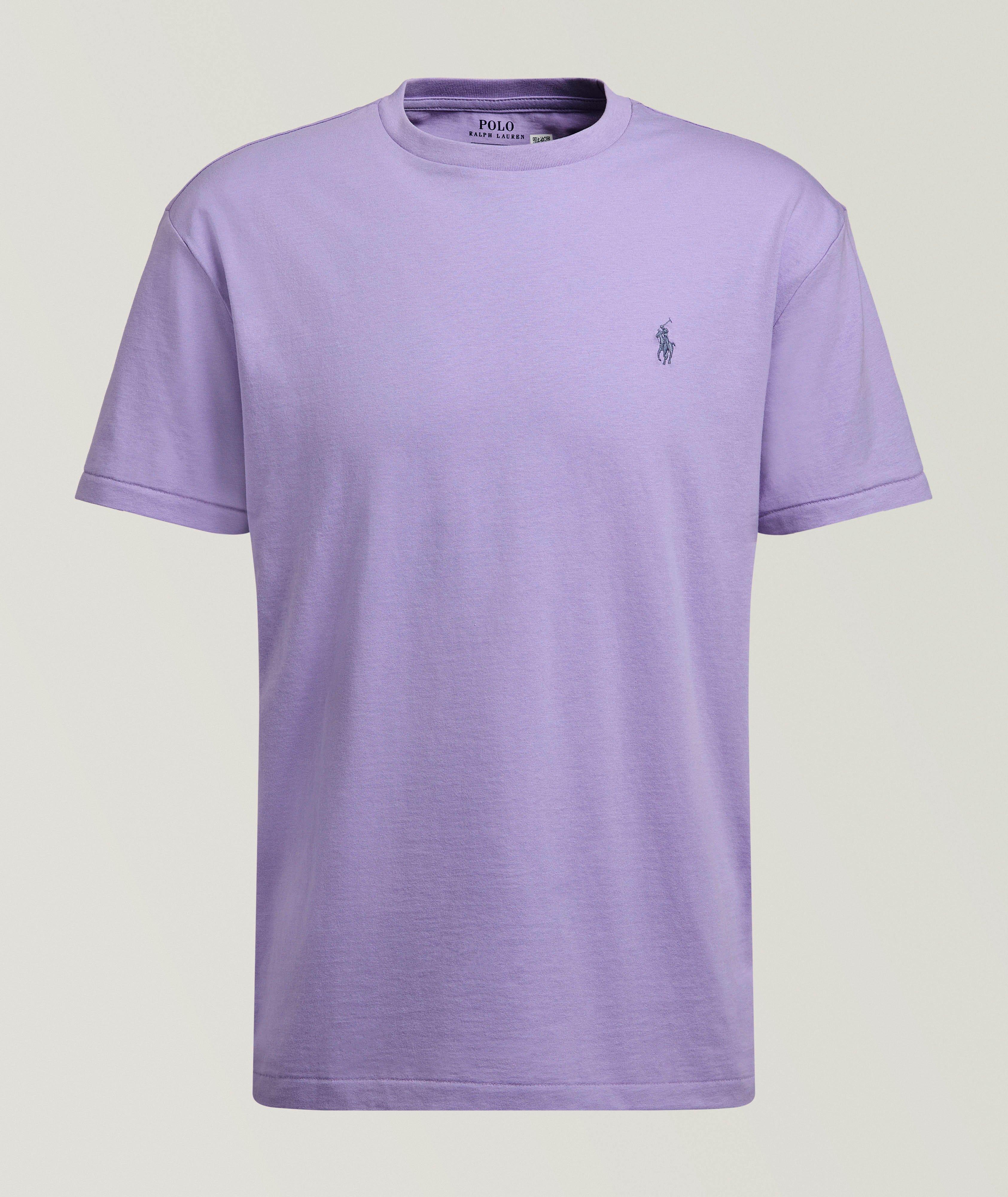 T-shirt jersey coton encolure ronde image 0