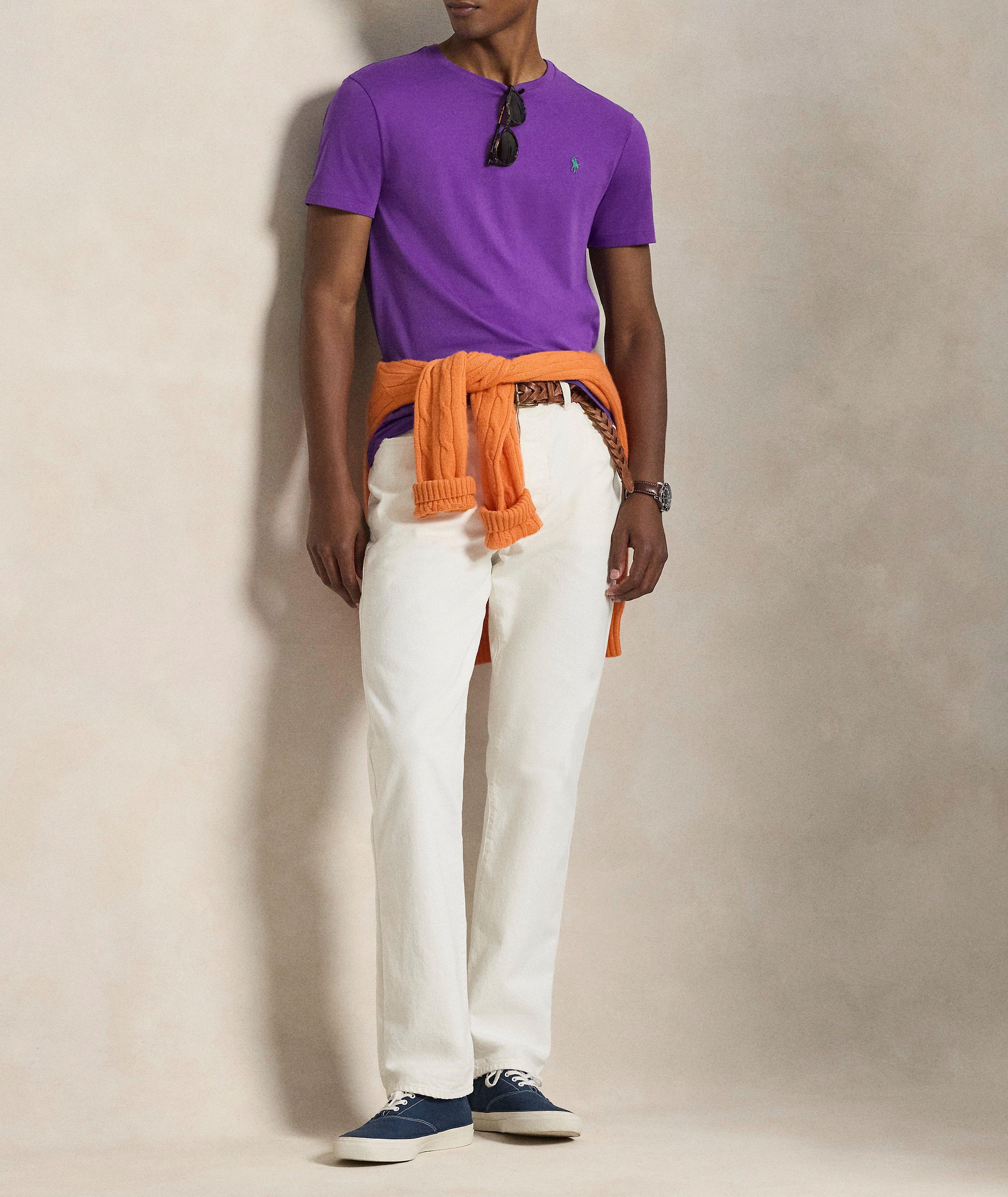 Classic-Fit Jersey Crewneck T-Shirt image 4