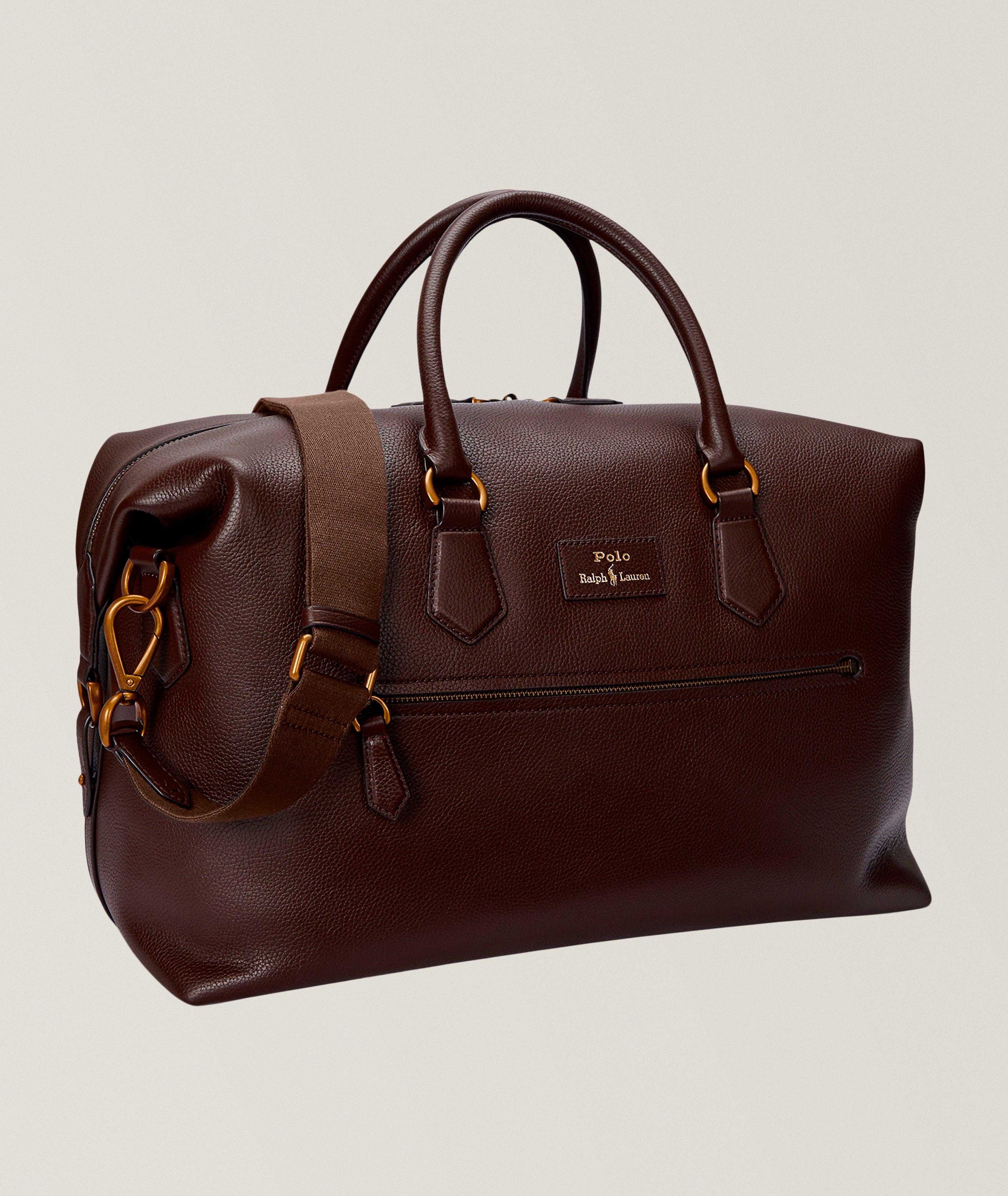 Pebbled Leather Duffel  image 2