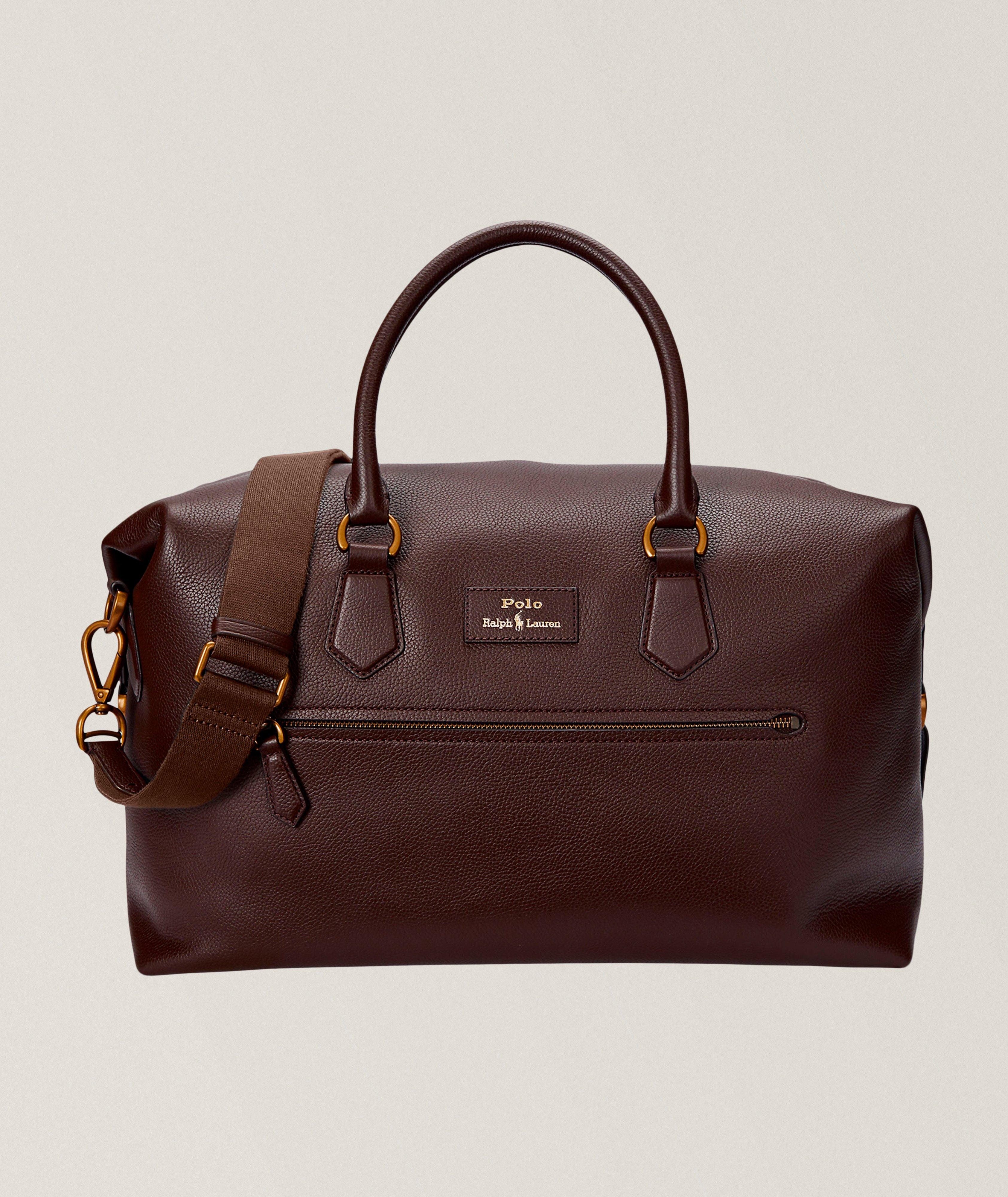 Pebbled Leather Duffel  image 0