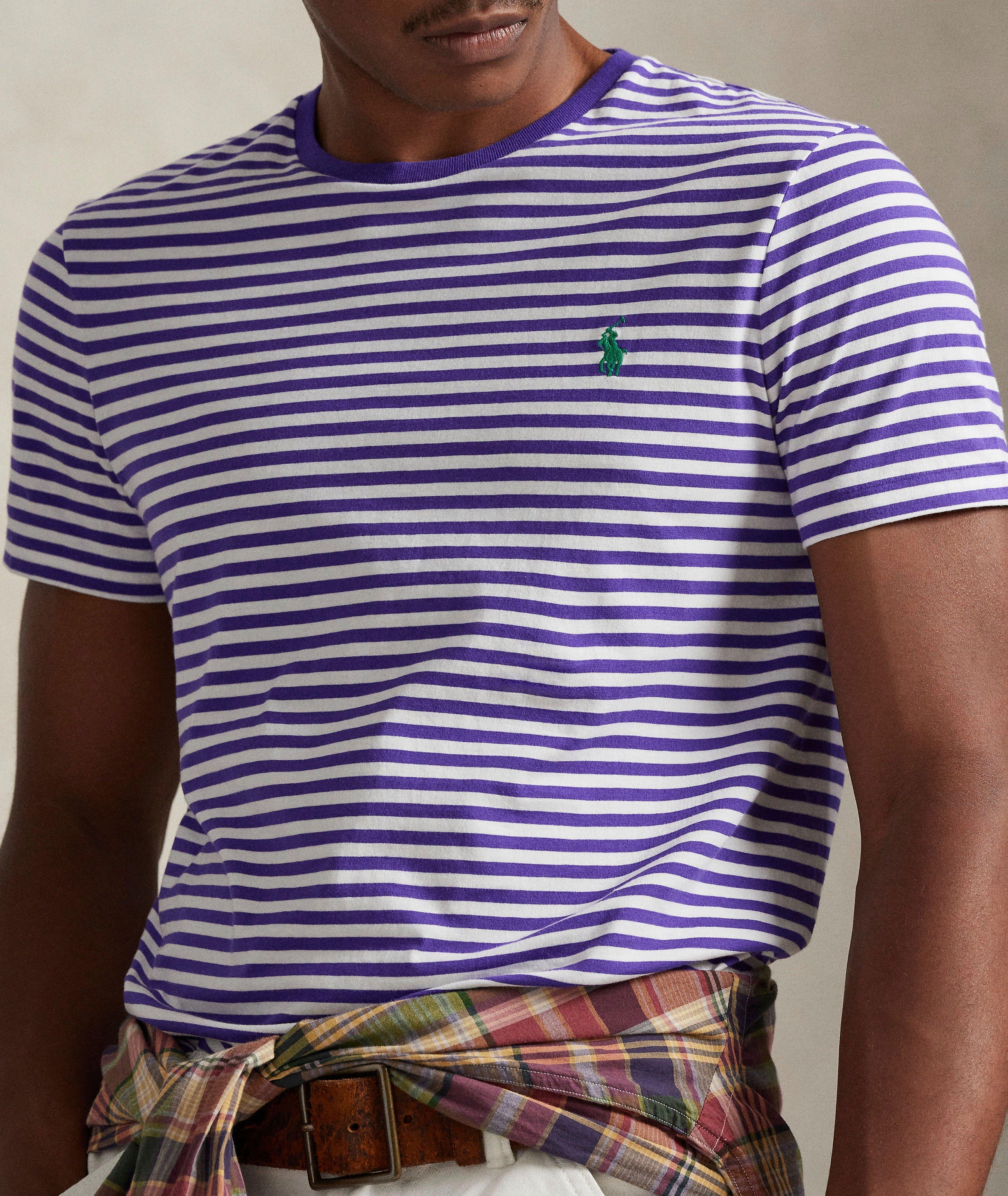 Classic-Fit Striped Jersey T-Shirt image 3
