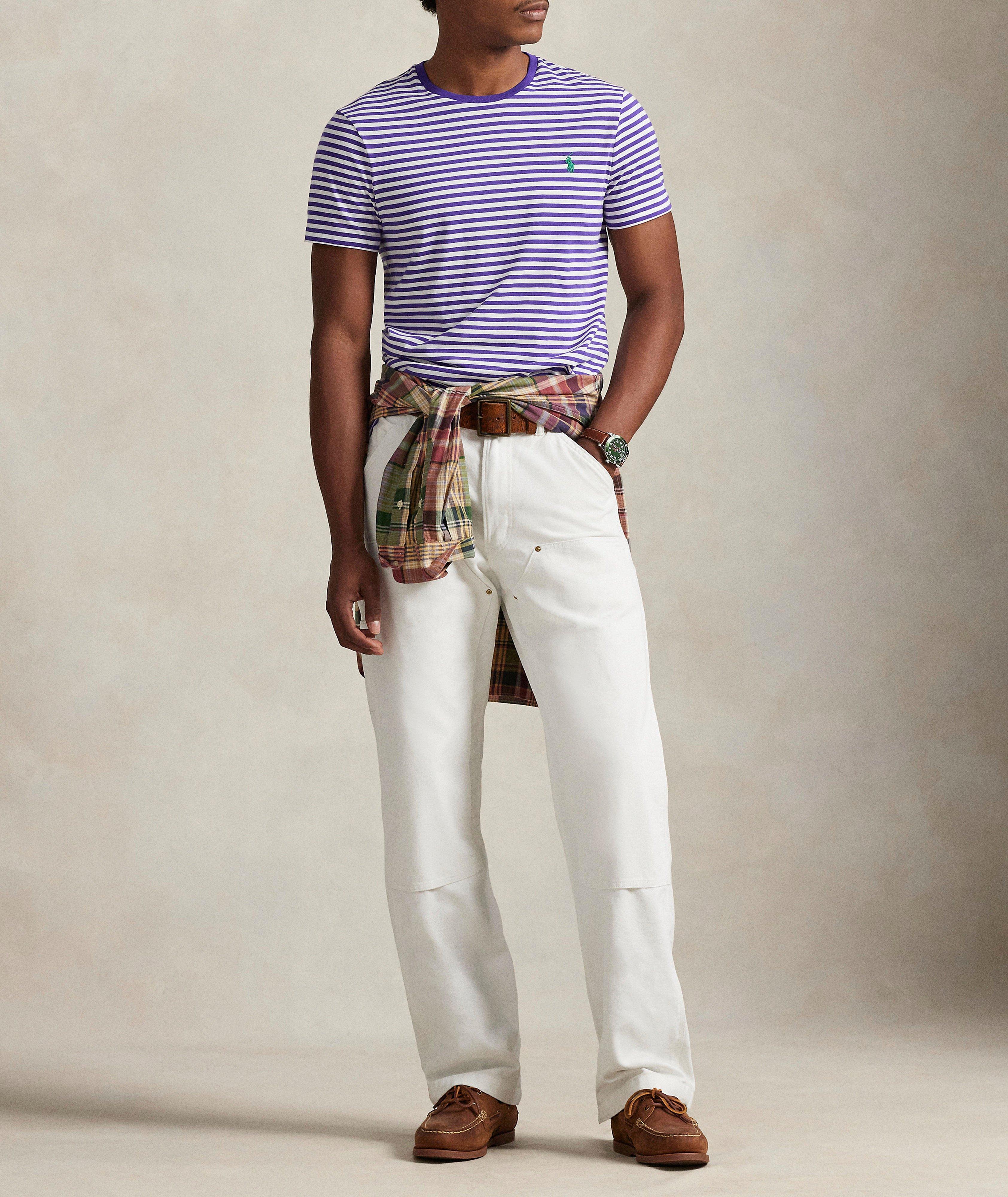 Classic-Fit Striped Jersey T-Shirt image 5