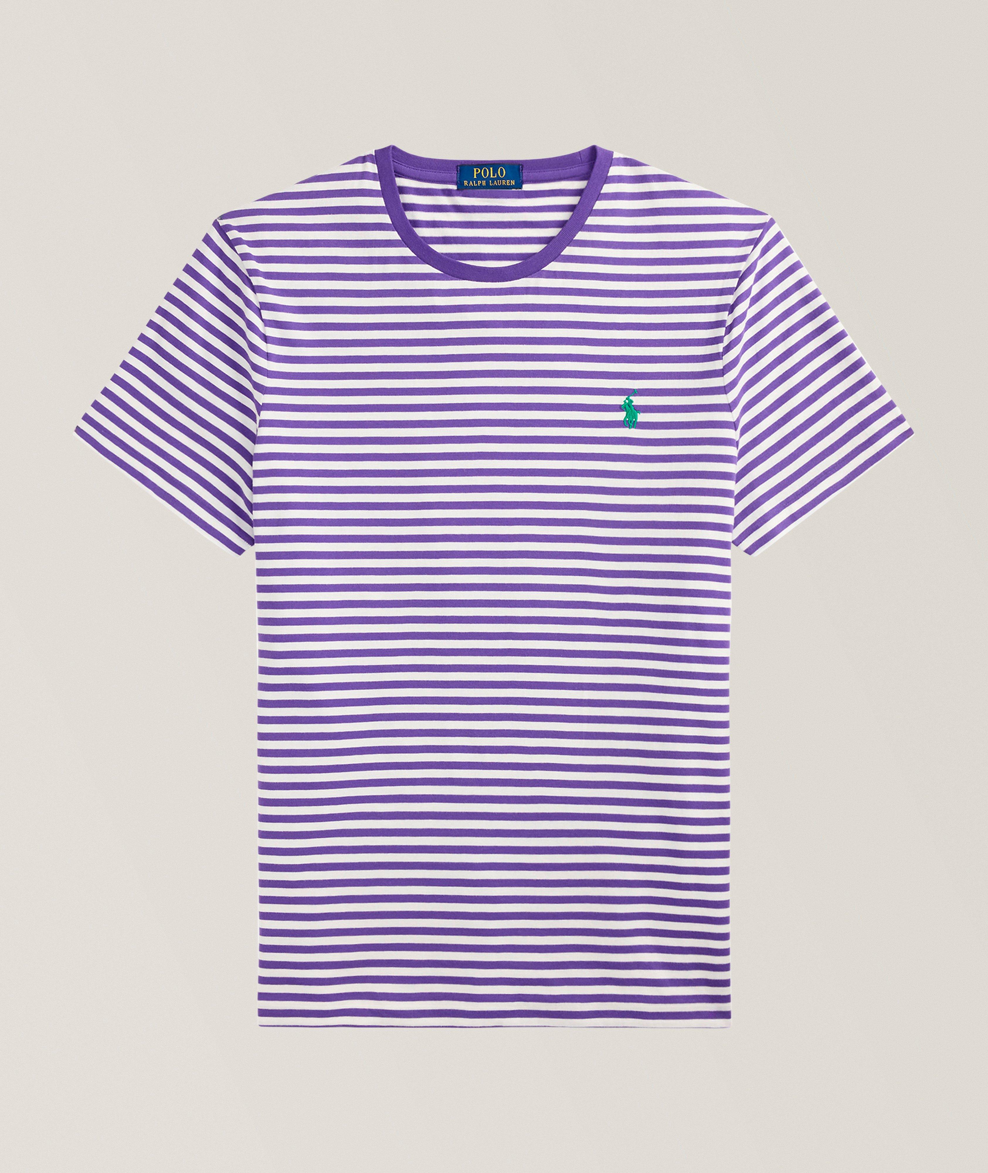 Classic-Fit Striped Jersey T-Shirt image 0