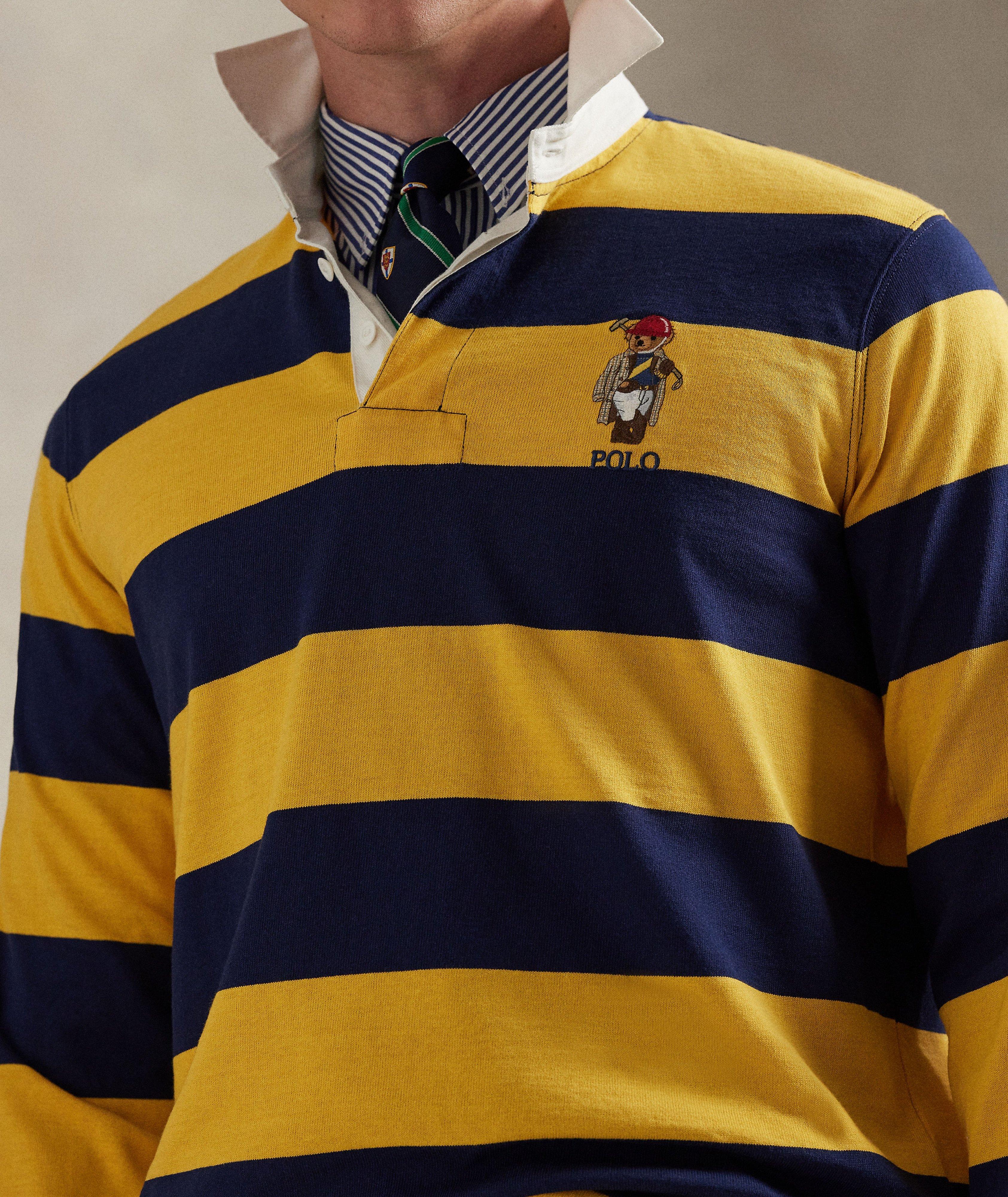 Polo Bear Striped Rugby Shirt image 3