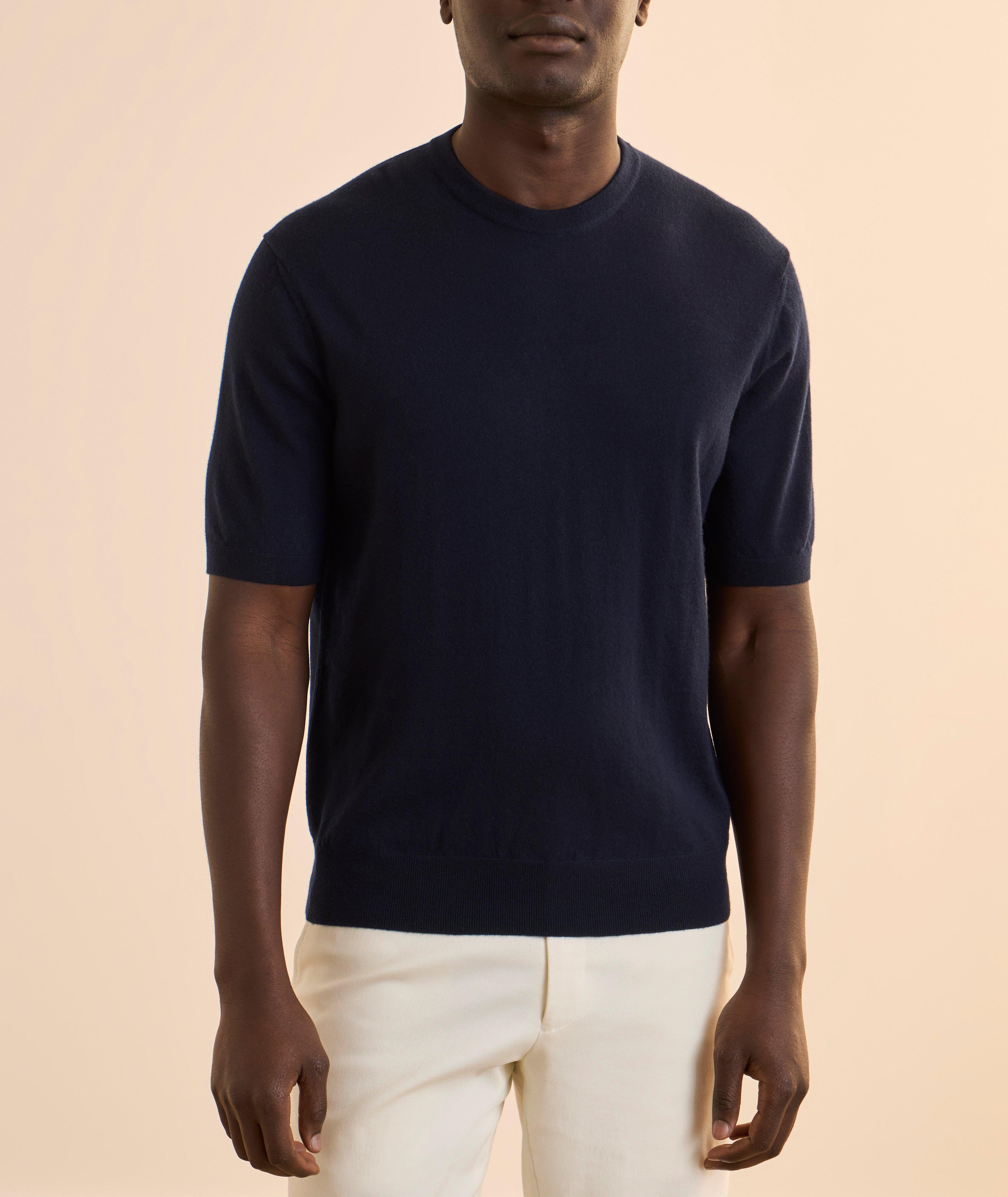 Cashmere-Blend Knit T-Shirt  image 1