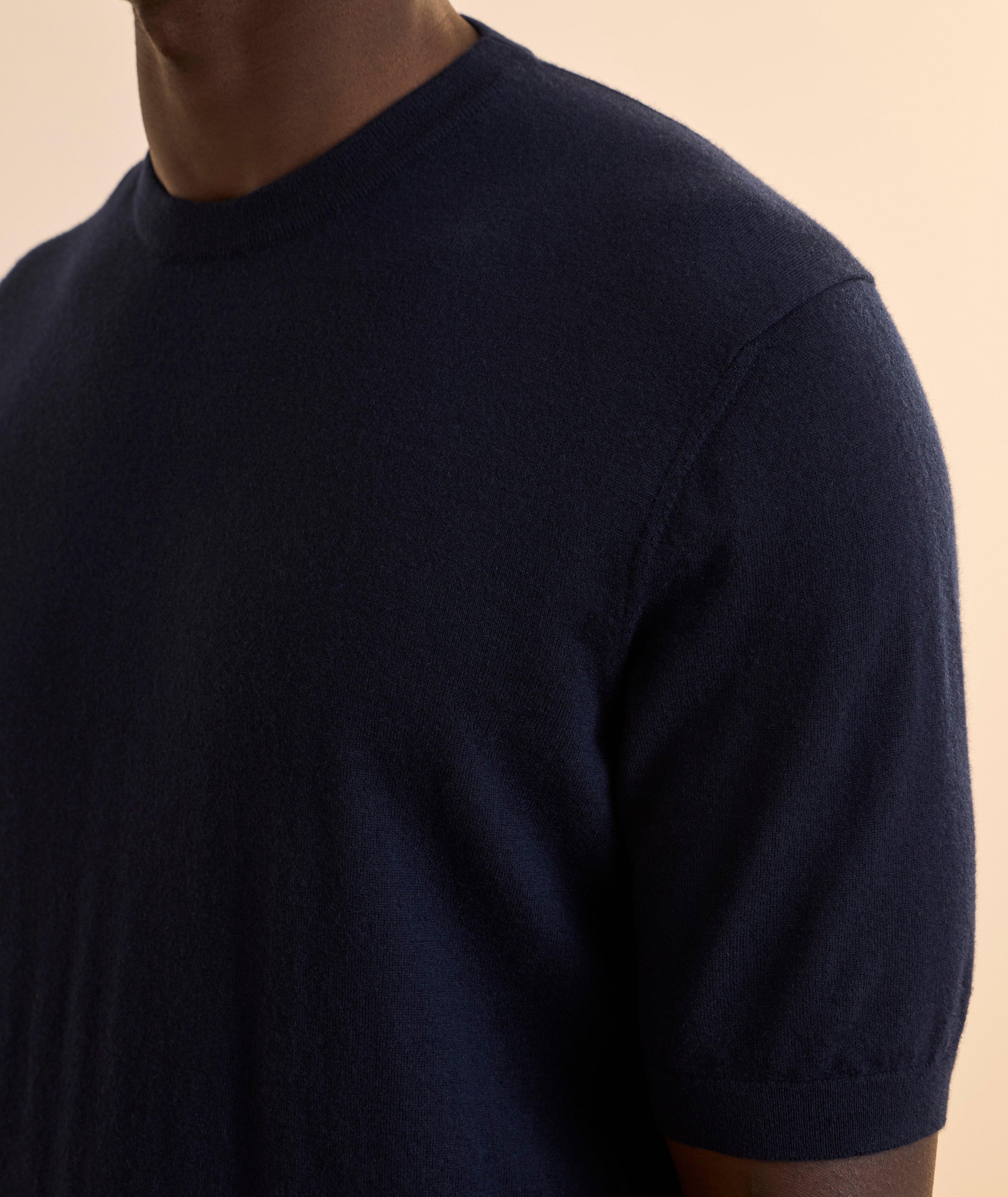 Cashmere-Blend Knit T-Shirt  image 3