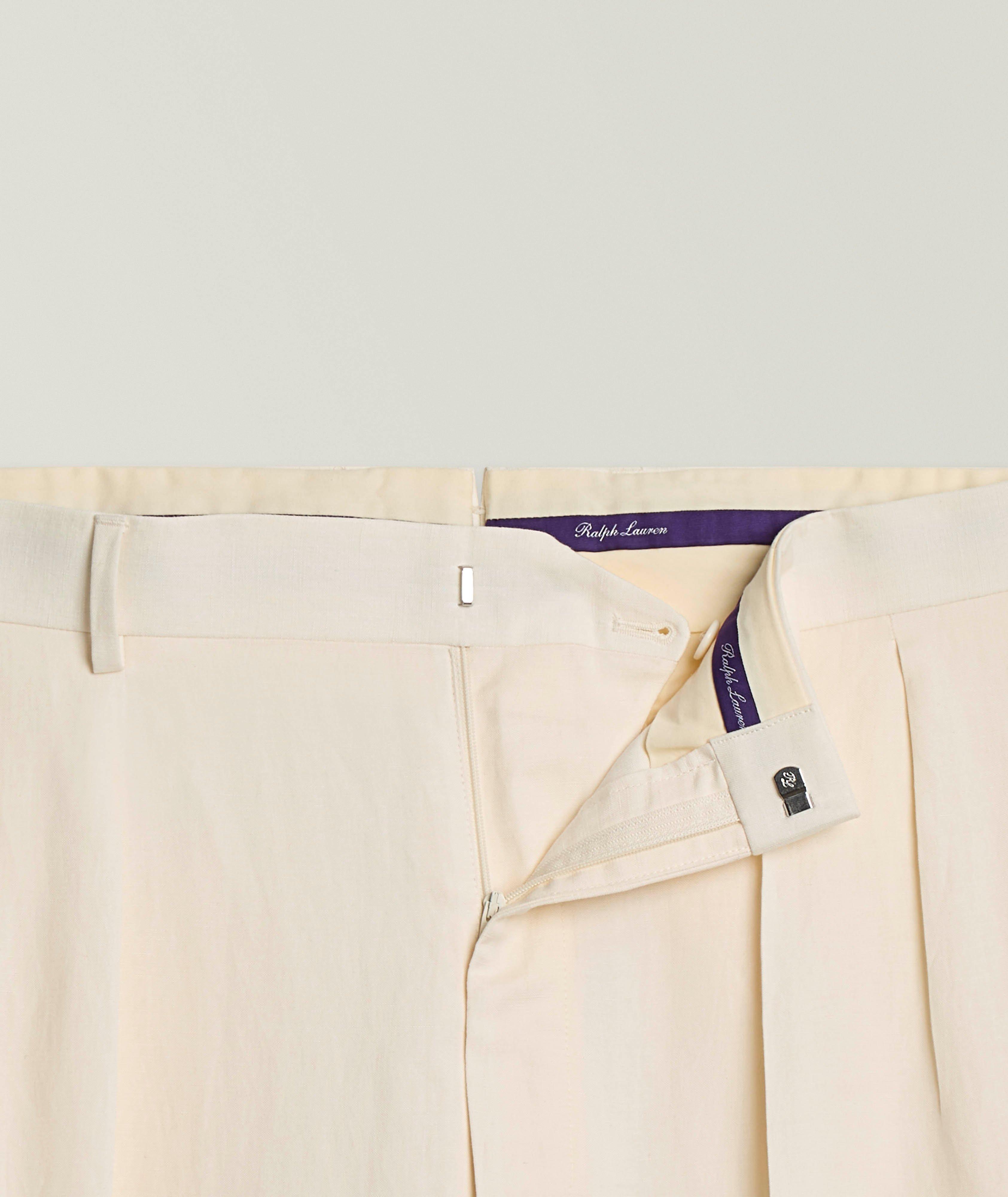 Glenn Silk-Linen Pants image 1