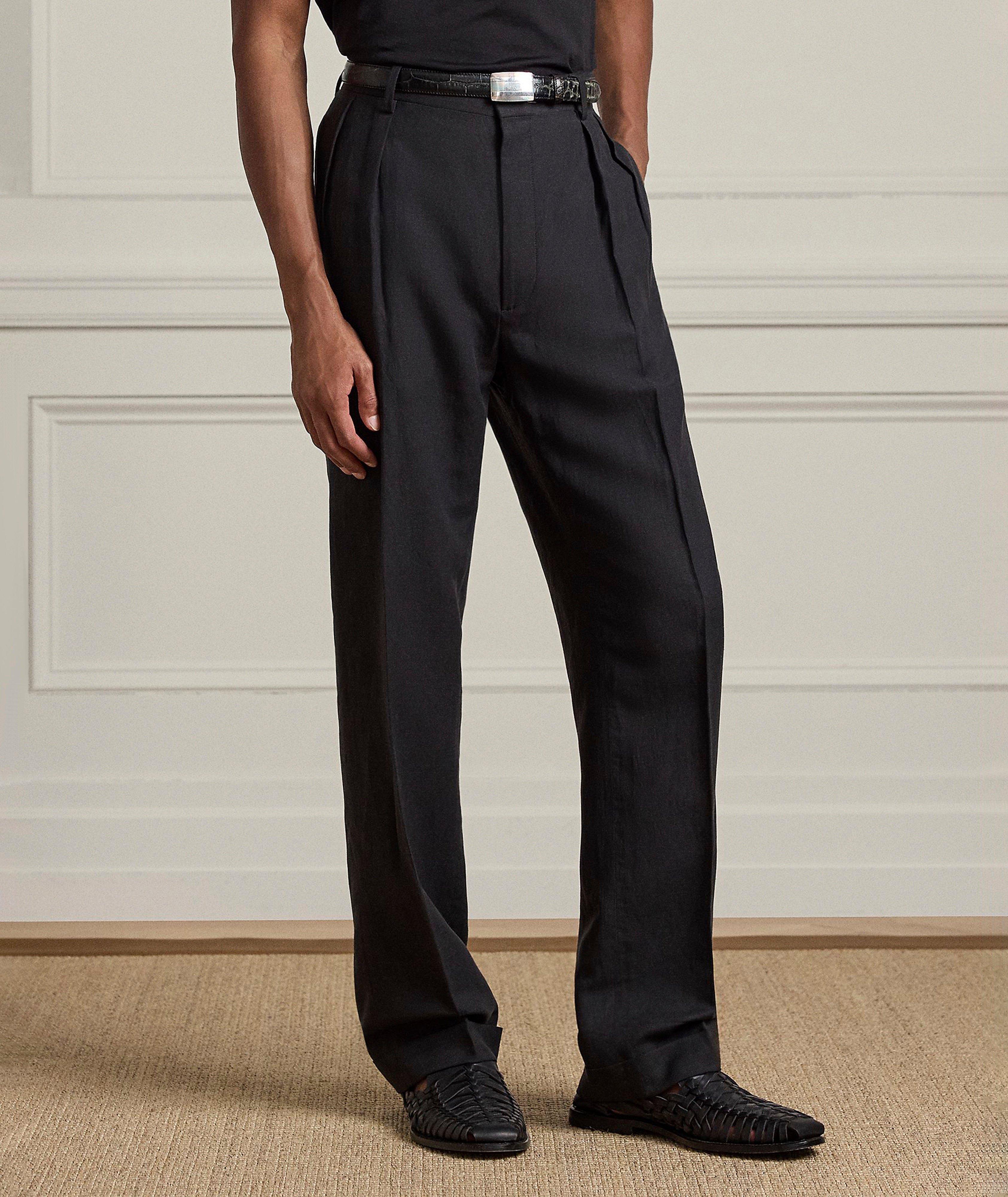 Glenn Silk-Linen Pants image 2