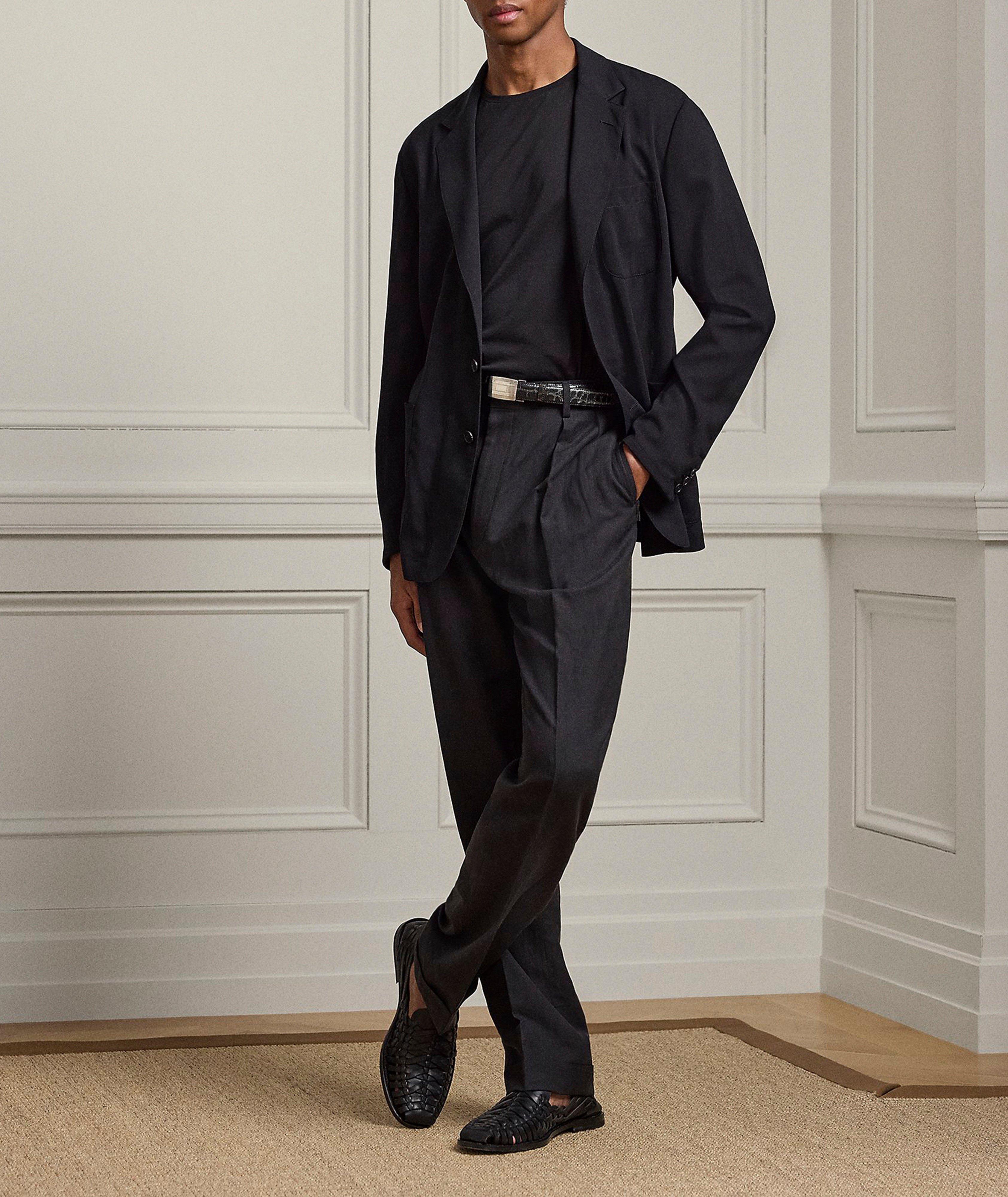 Glenn Silk-Linen Pants image 5