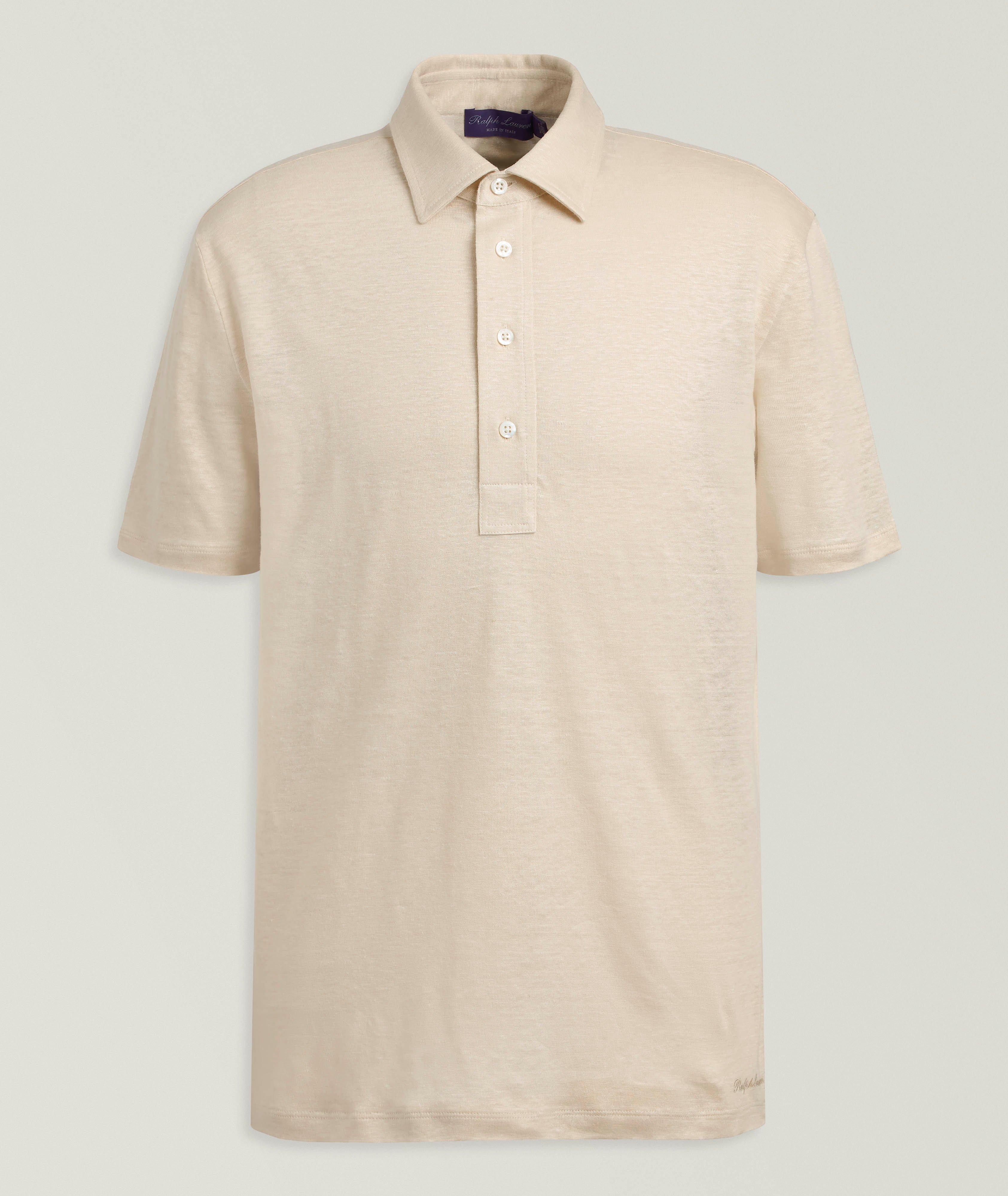 Ralph Lauren Purple Label Linen Jersey Polo