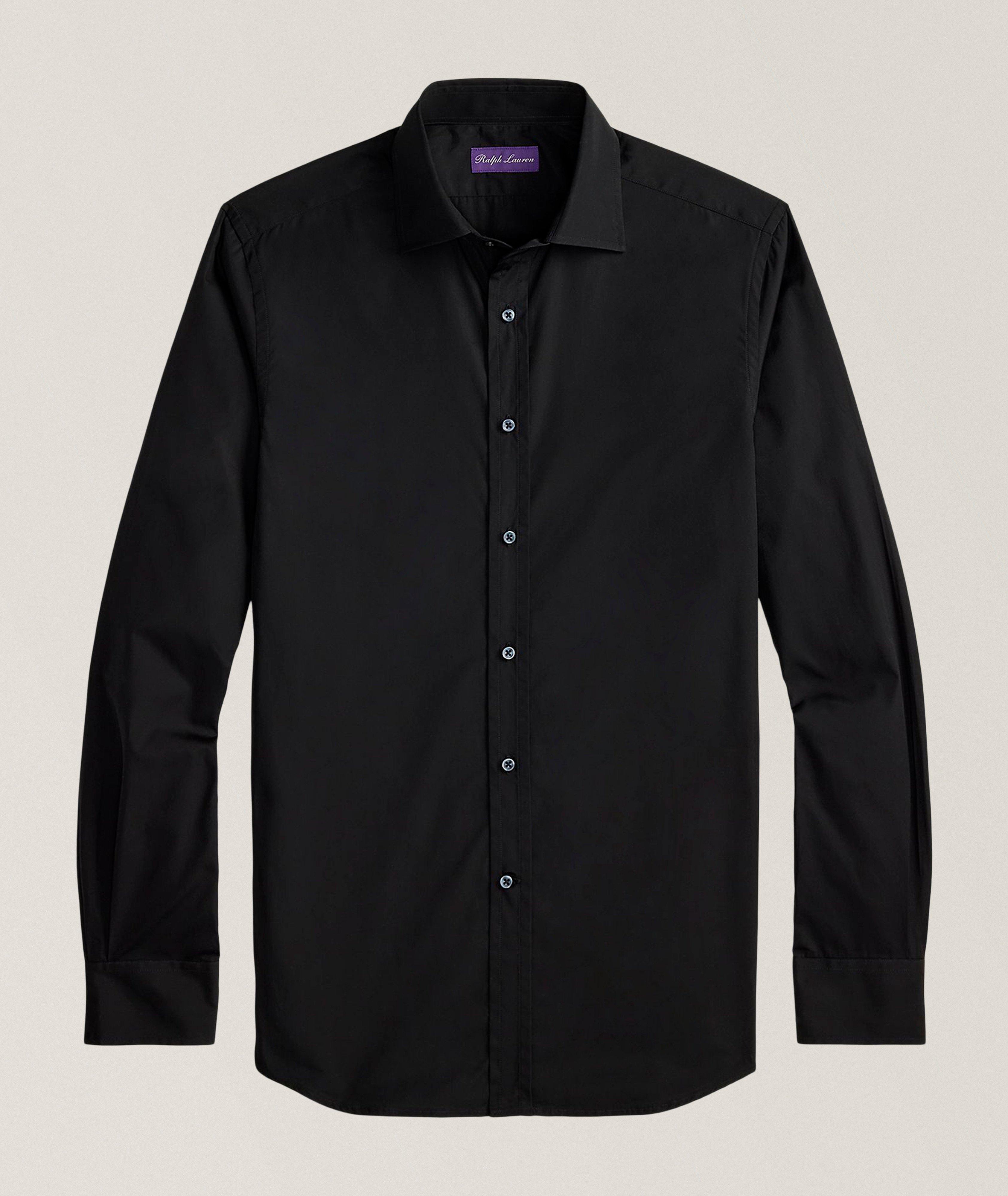 Ralph Lauren Purple Label Silk-Linen Polo Sweater | Sweaters