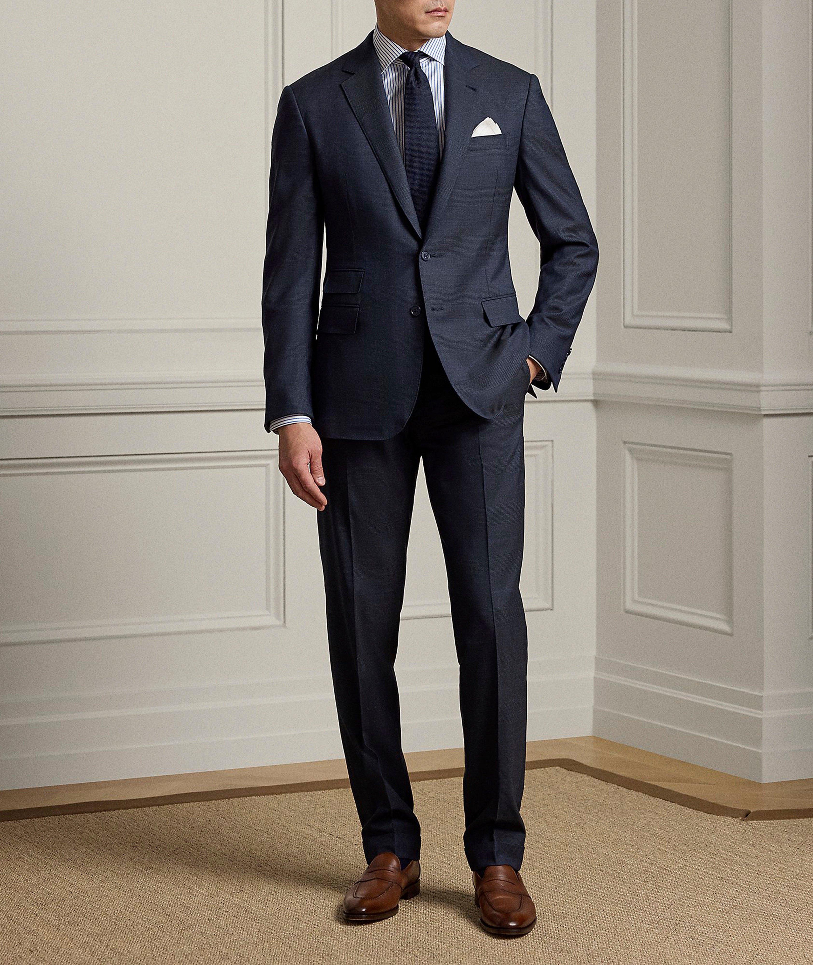 Striped Twill Dress Shirt image 4
