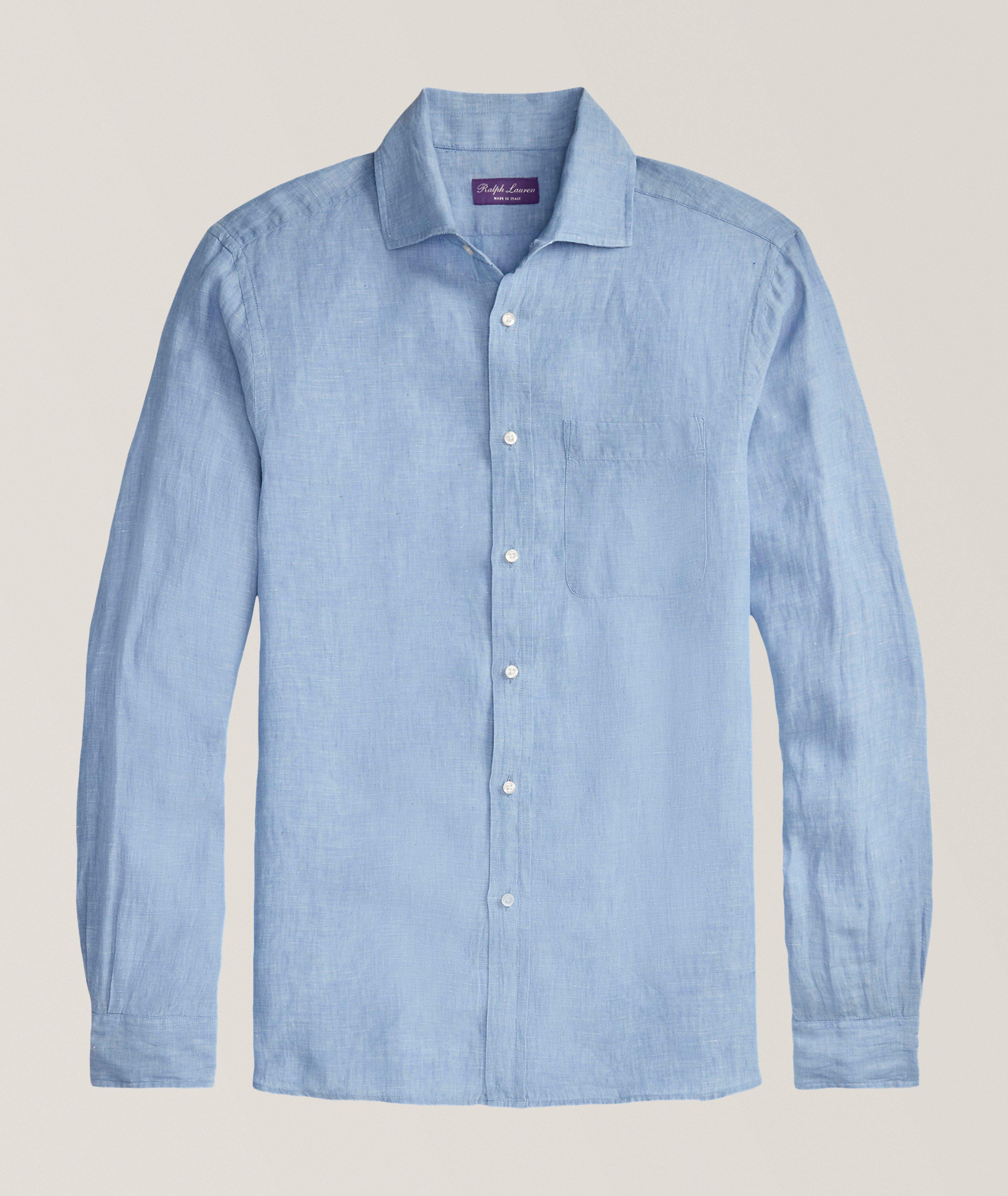 Ralph Lauren Purple Label Cooper Washed Chambray Shirt | Casual