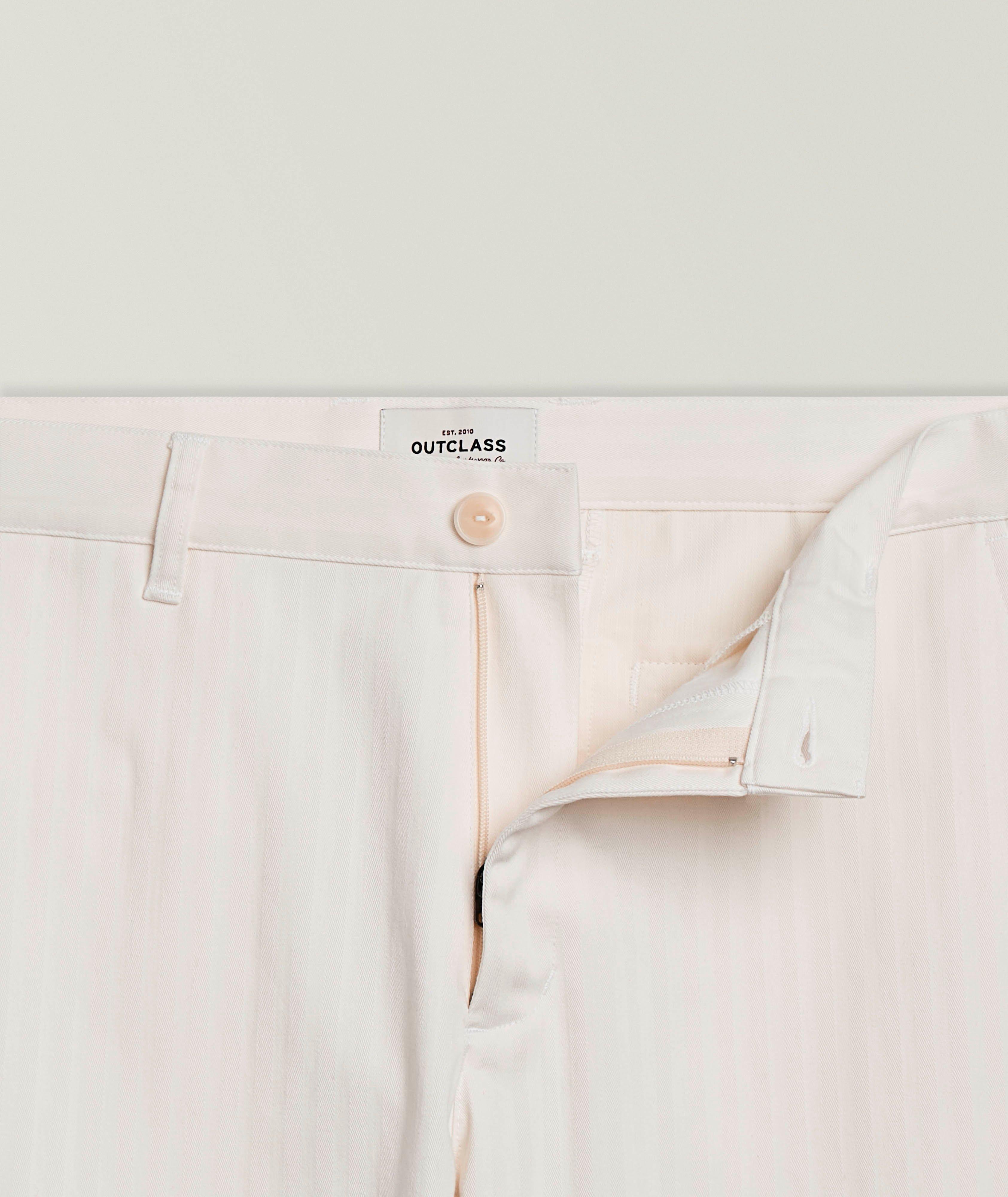 Herringbone Stretch-Cotton Engineer Pants image 1