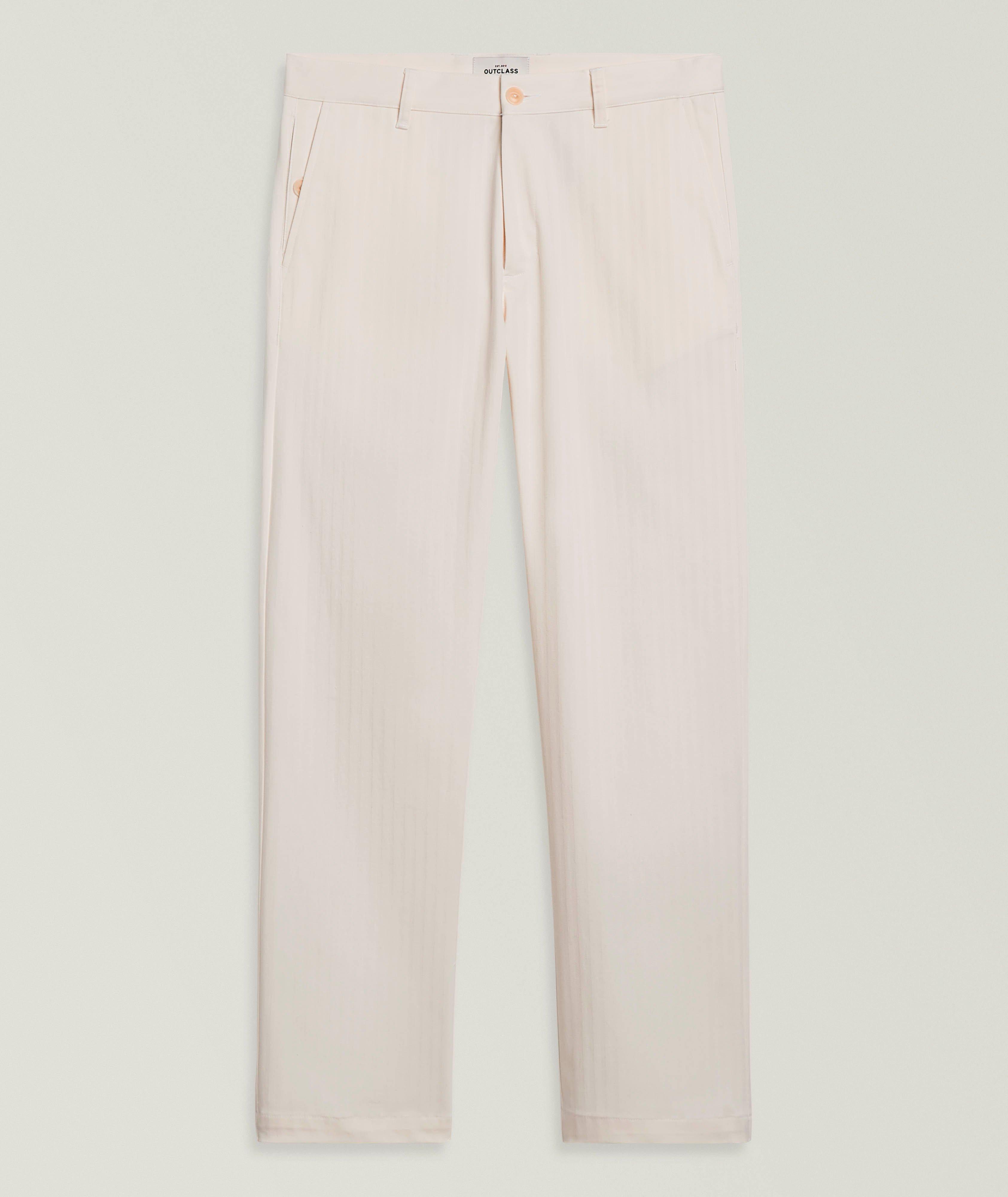 Herringbone Stretch-Cotton Engineer Pants image 0