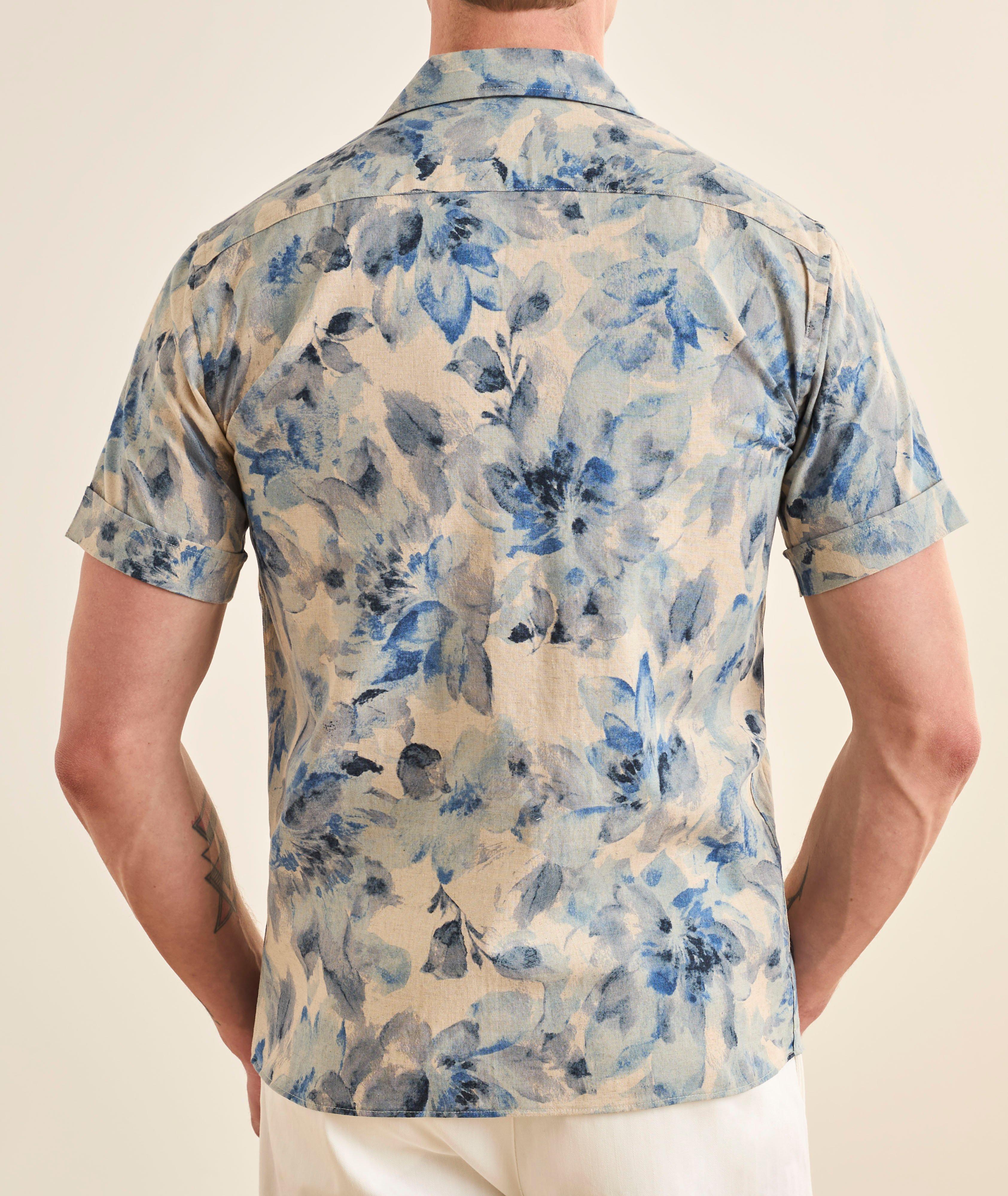 Bloom Cotton-Linen Havana Shirt  image 2