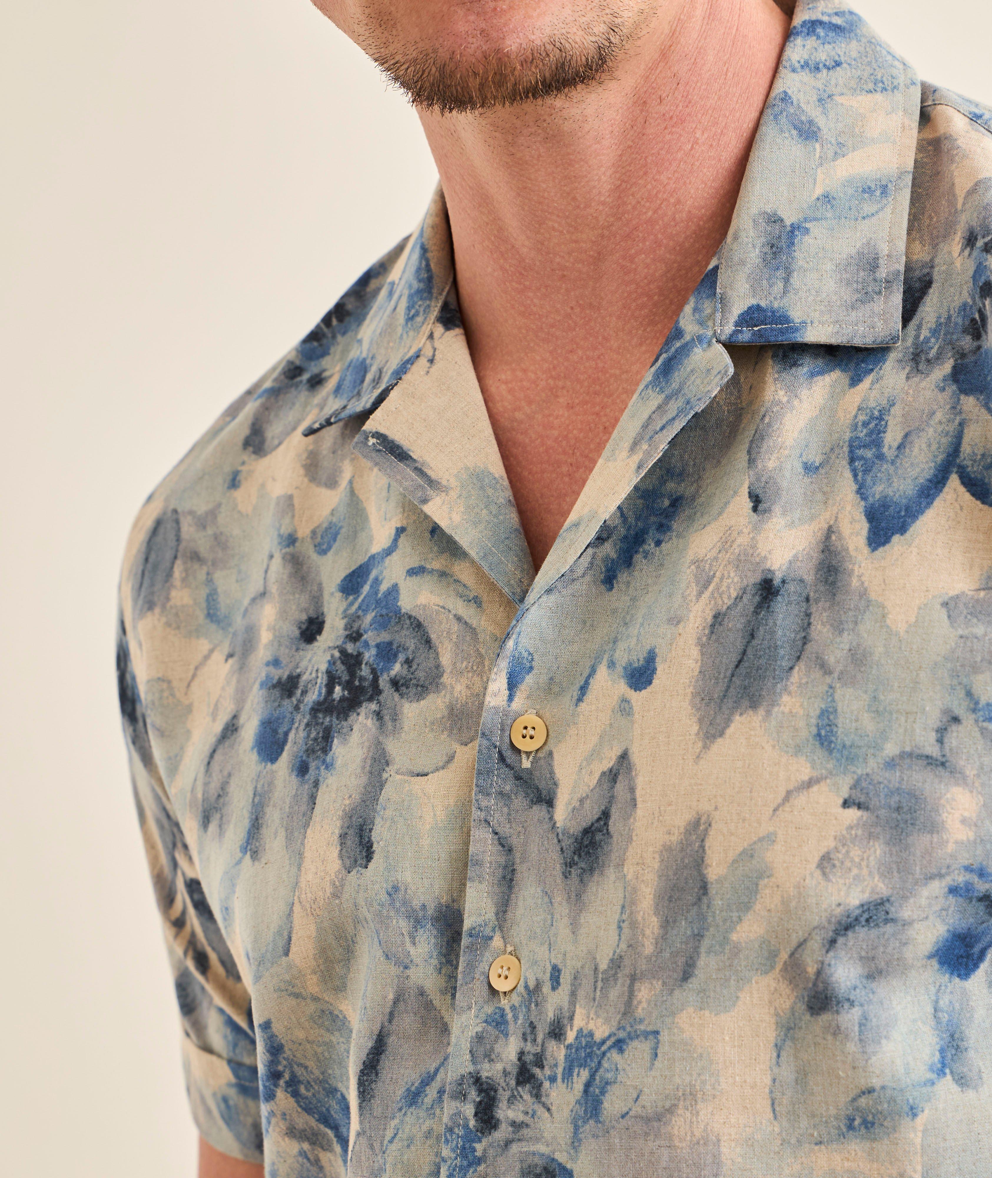 Bloom Cotton-Linen Havana Shirt  image 3