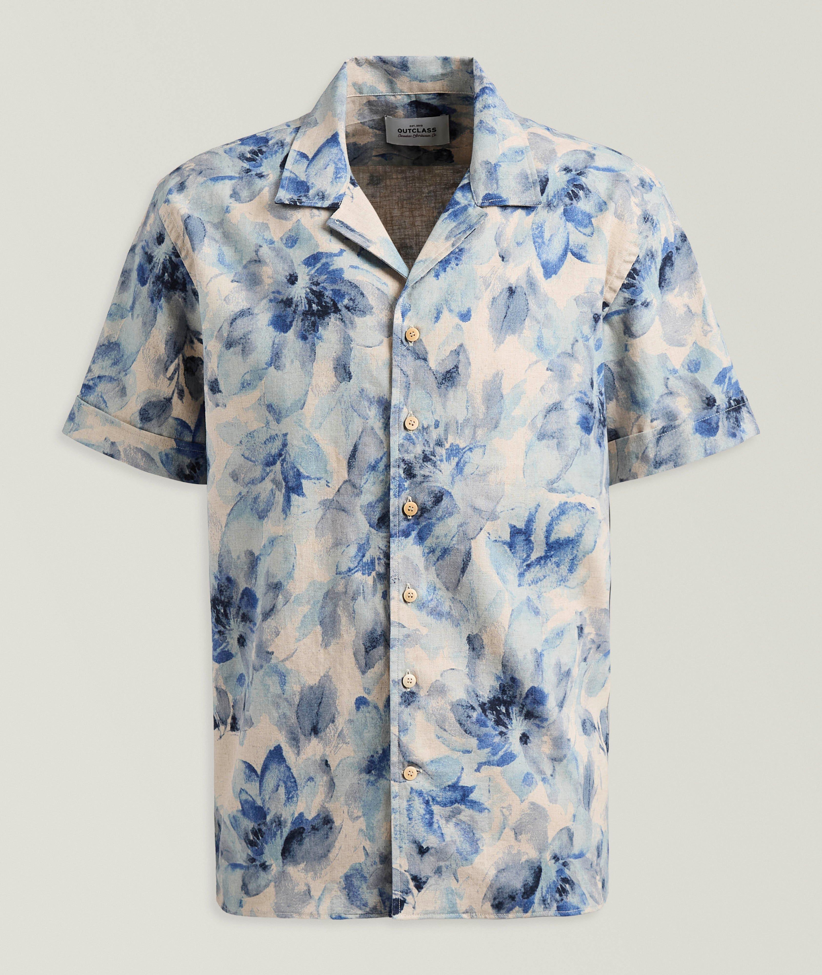 Bloom Cotton-Linen Havana Shirt  image 0