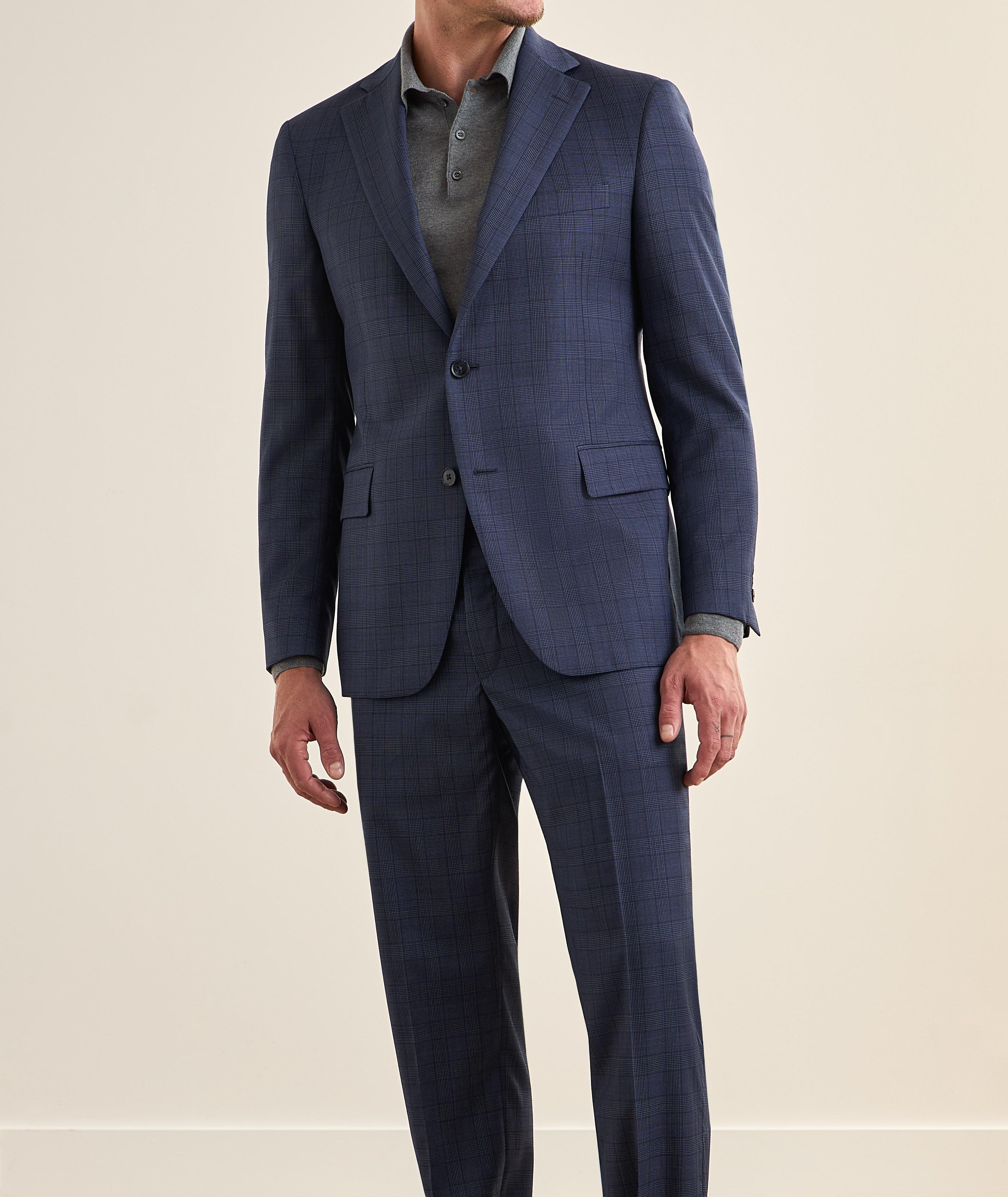 Prince of Wales Check Super 110s Wool Suit  image 1