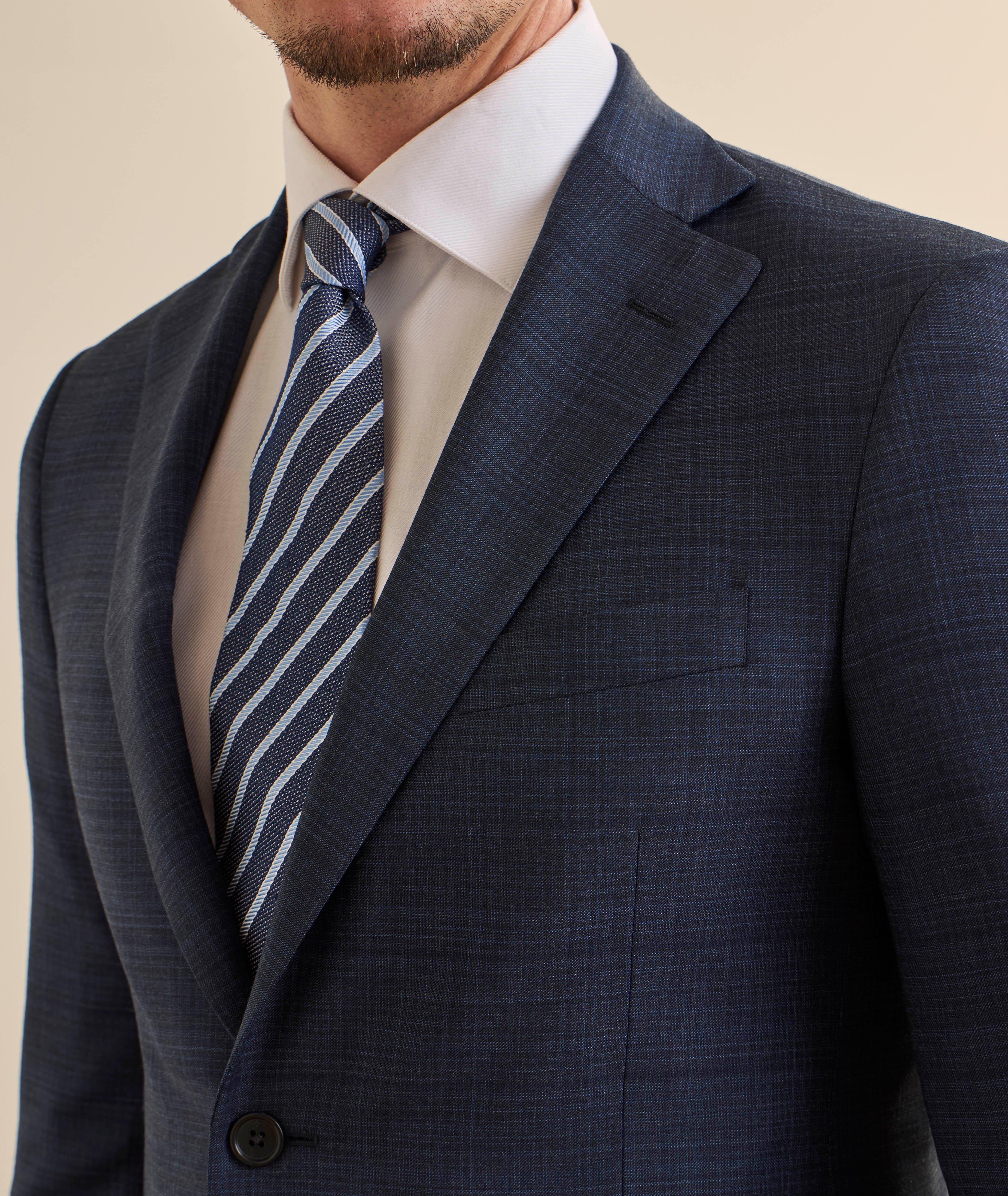 Plaid Super 110s Wool Suit image 3