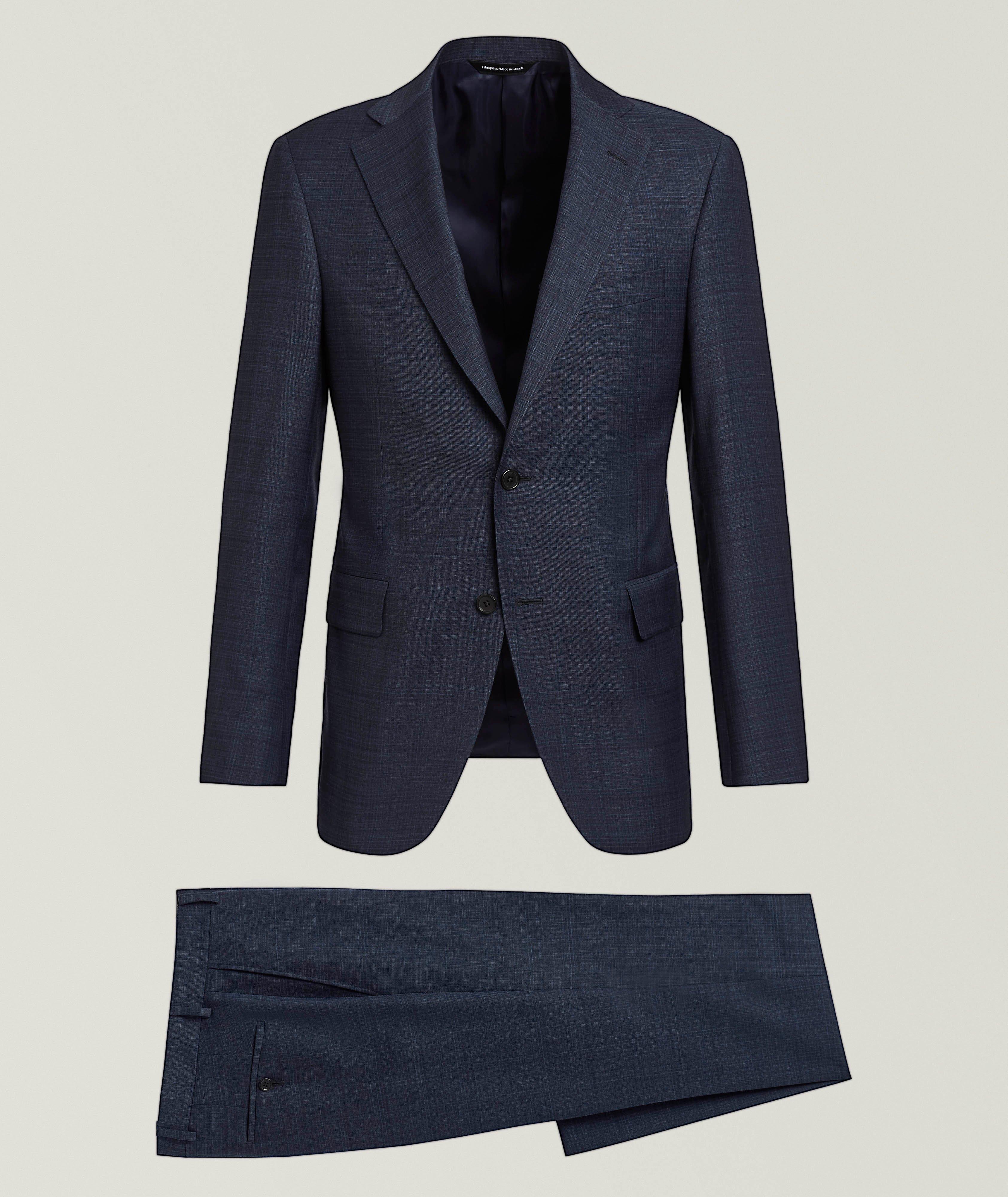 Plaid Super 110s Wool Suit image 0