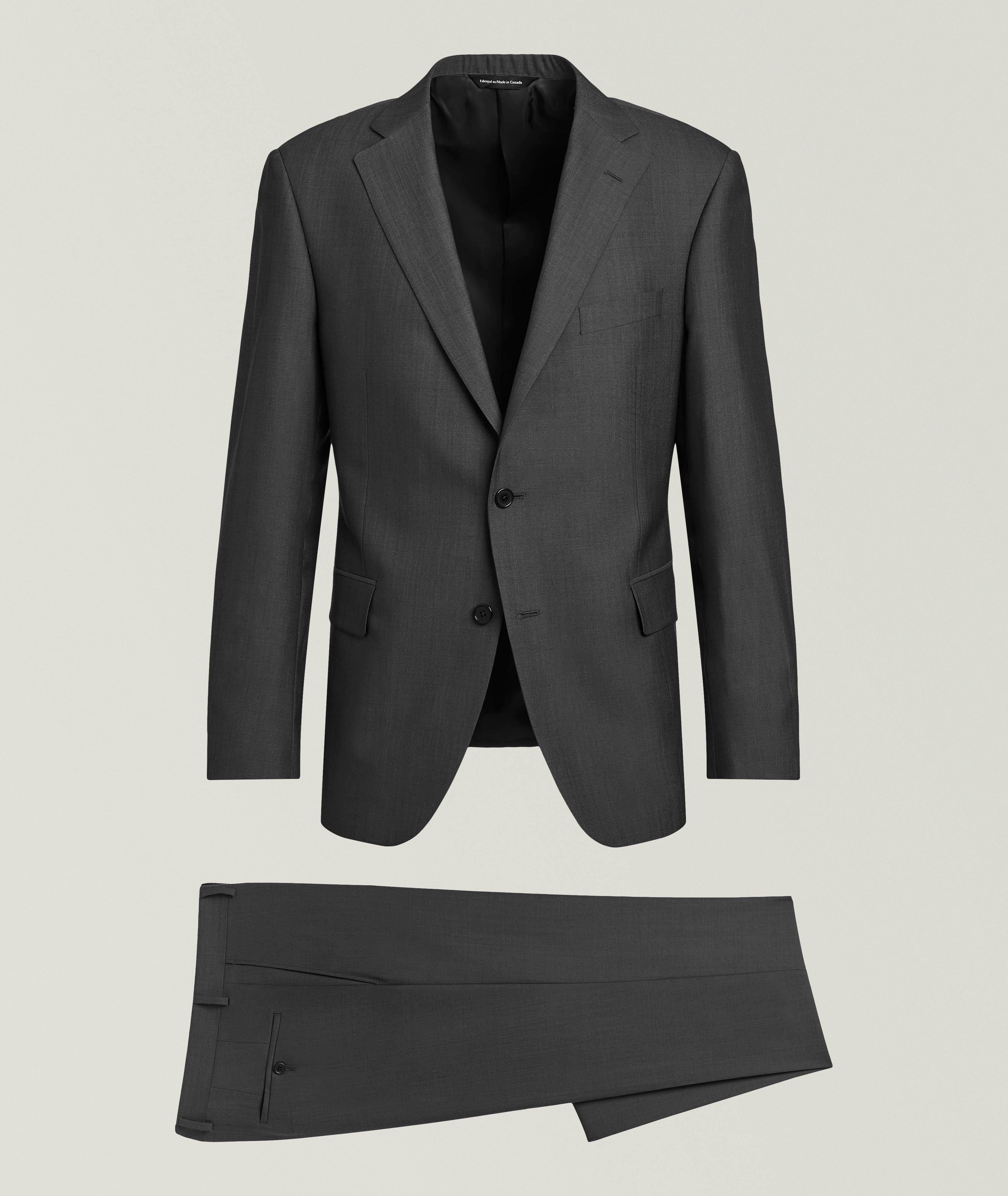 Harry Rosen 1954 Plain Weave Super 110s Wool Suit