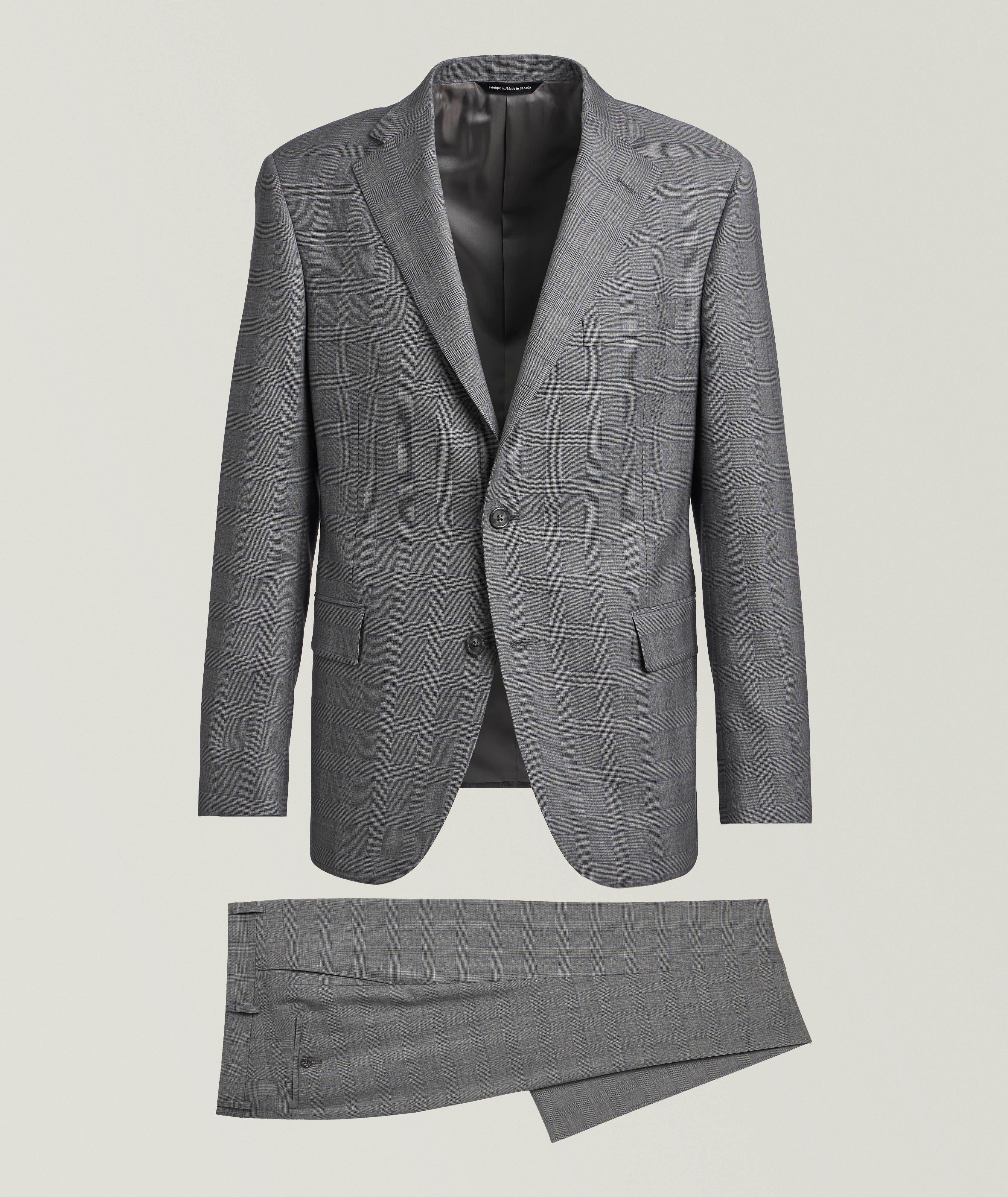 Samuelsohn Cosmo Windowpane Wool Suit | Suits | Harry Rosen