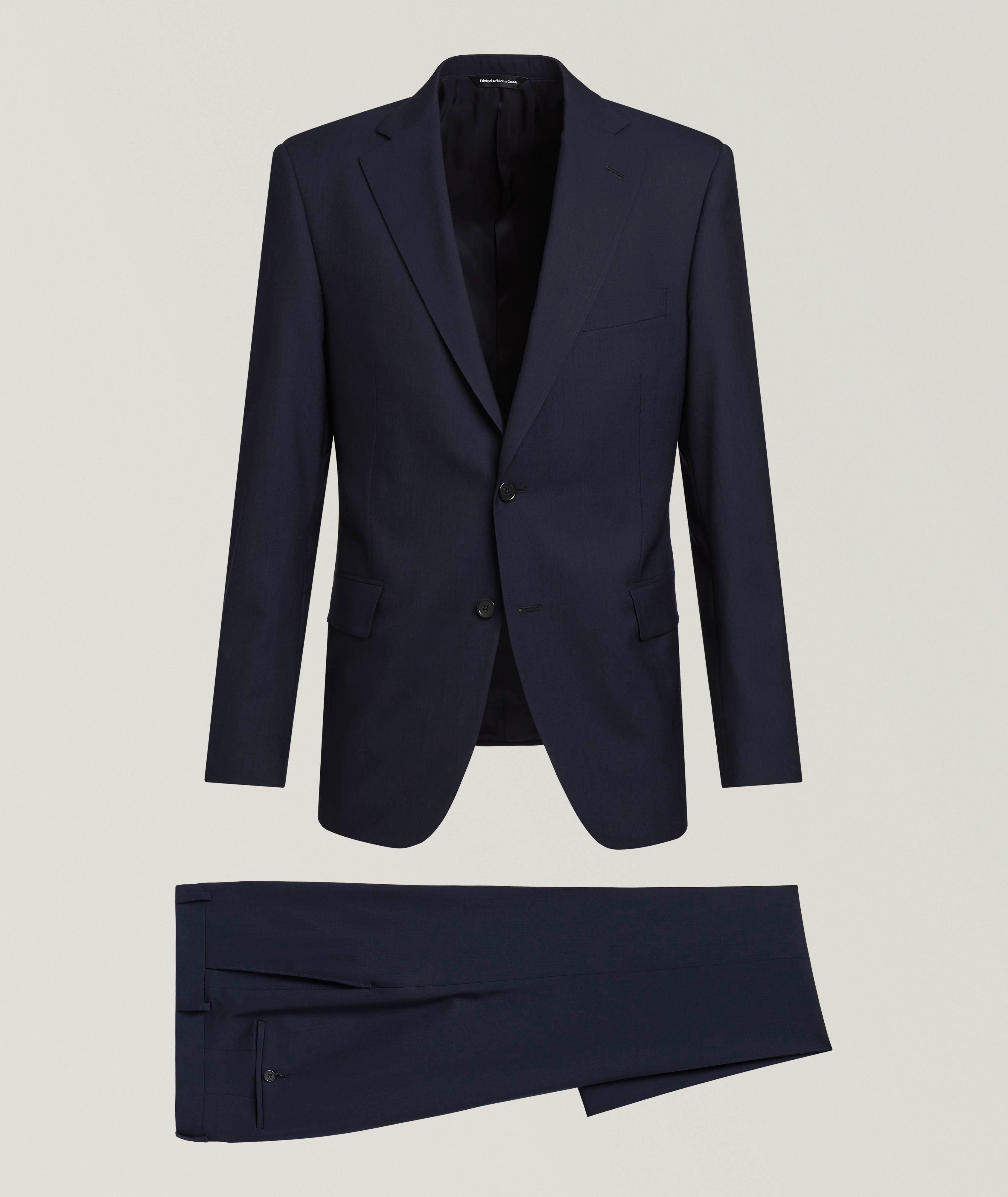 Harry Rosen 1954 Plain Weave Super 110s Wool Suit