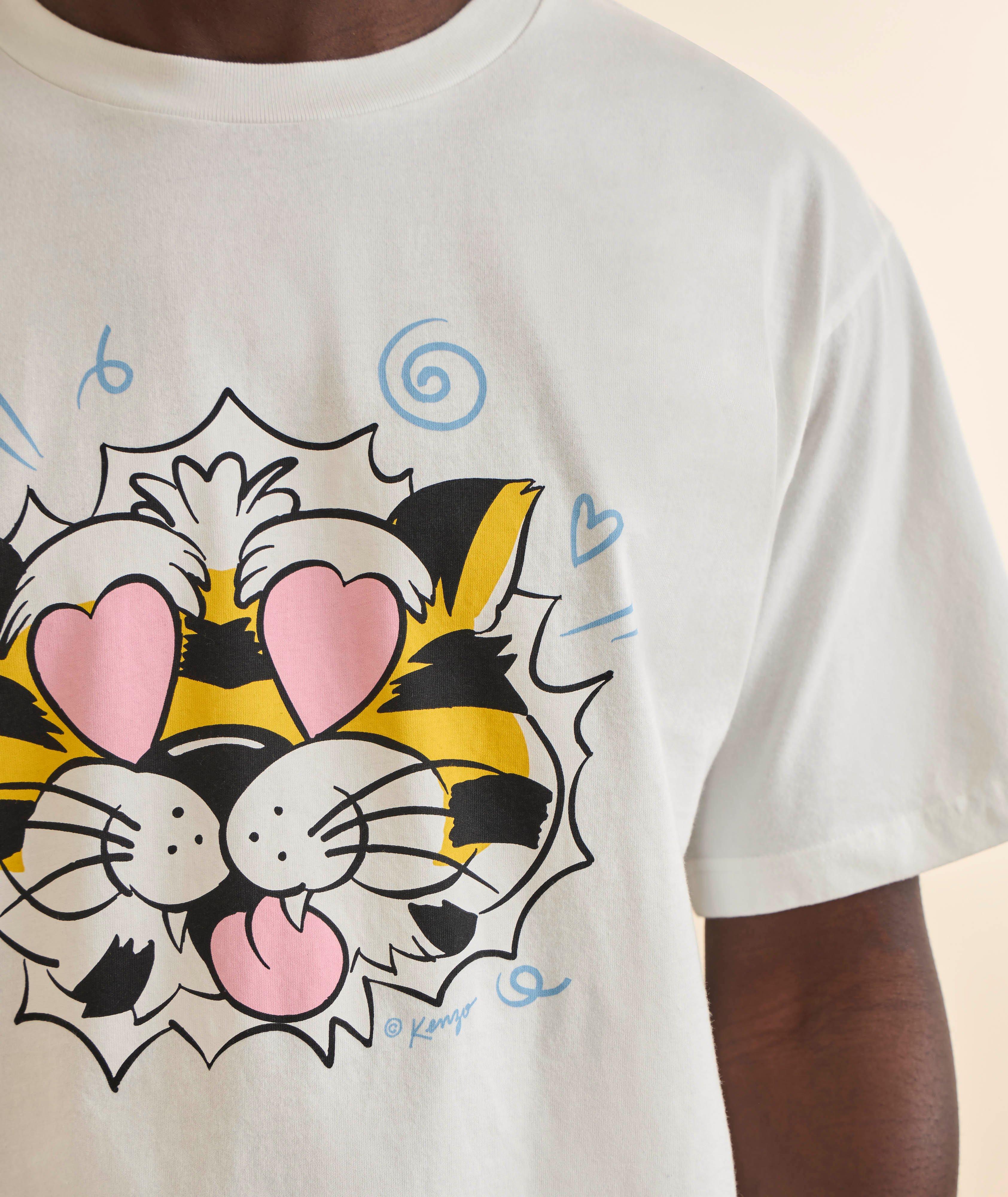 Wild Tiger Oversized Graphic T-Shirt image 4