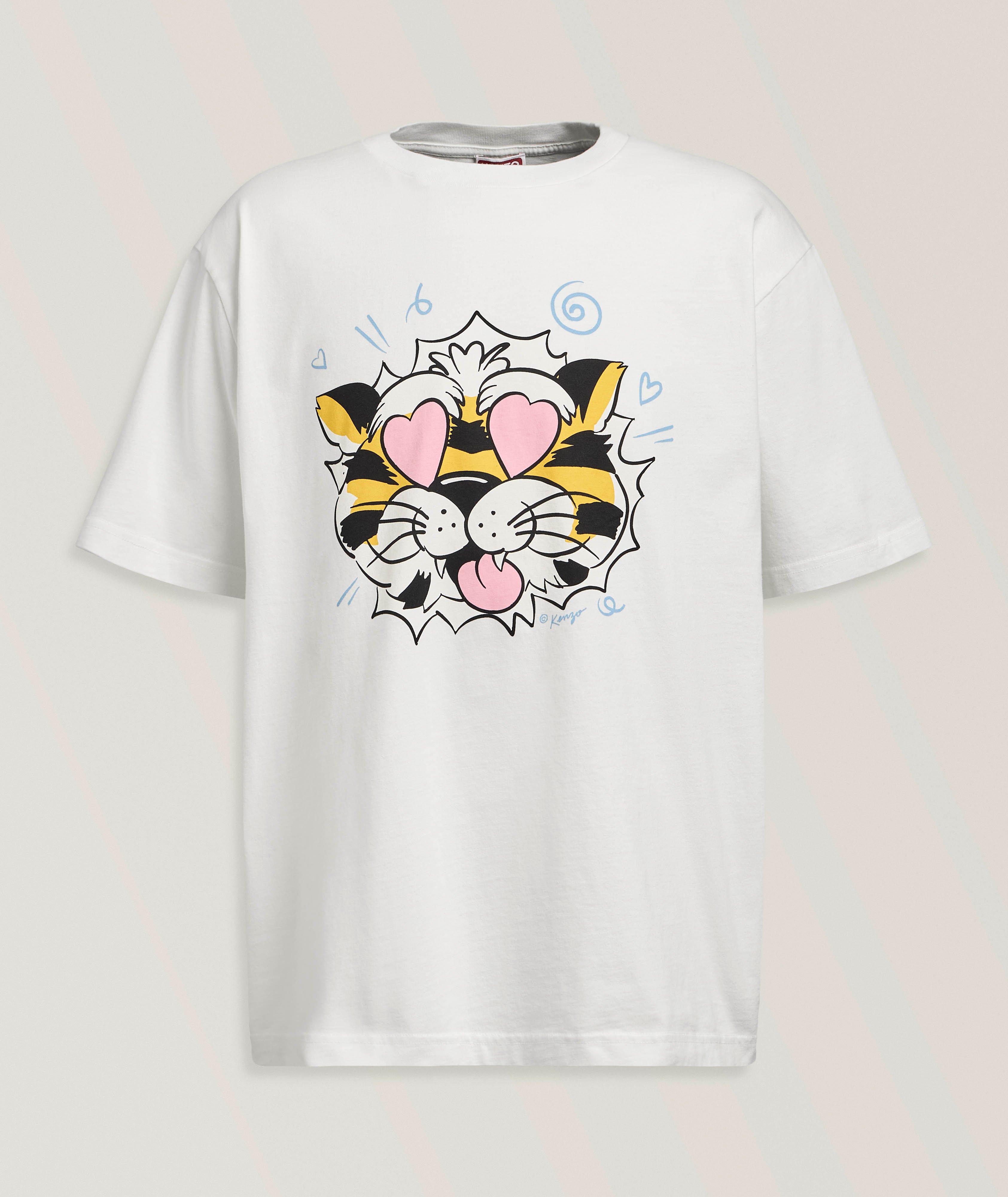 Wild Tiger Oversized Graphic T-Shirt image 0