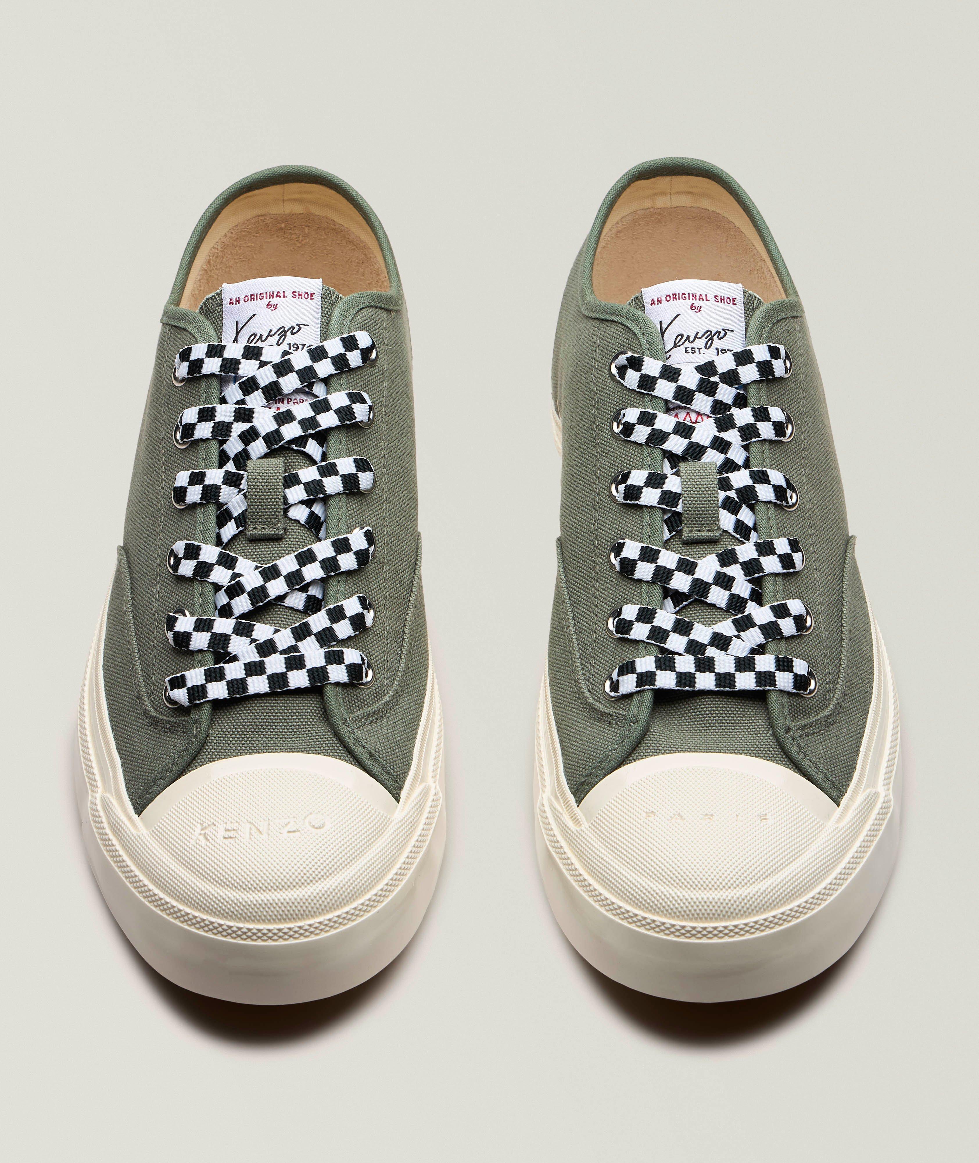 Hoshi Cotton Canvas Low-Top Sneakers image 1