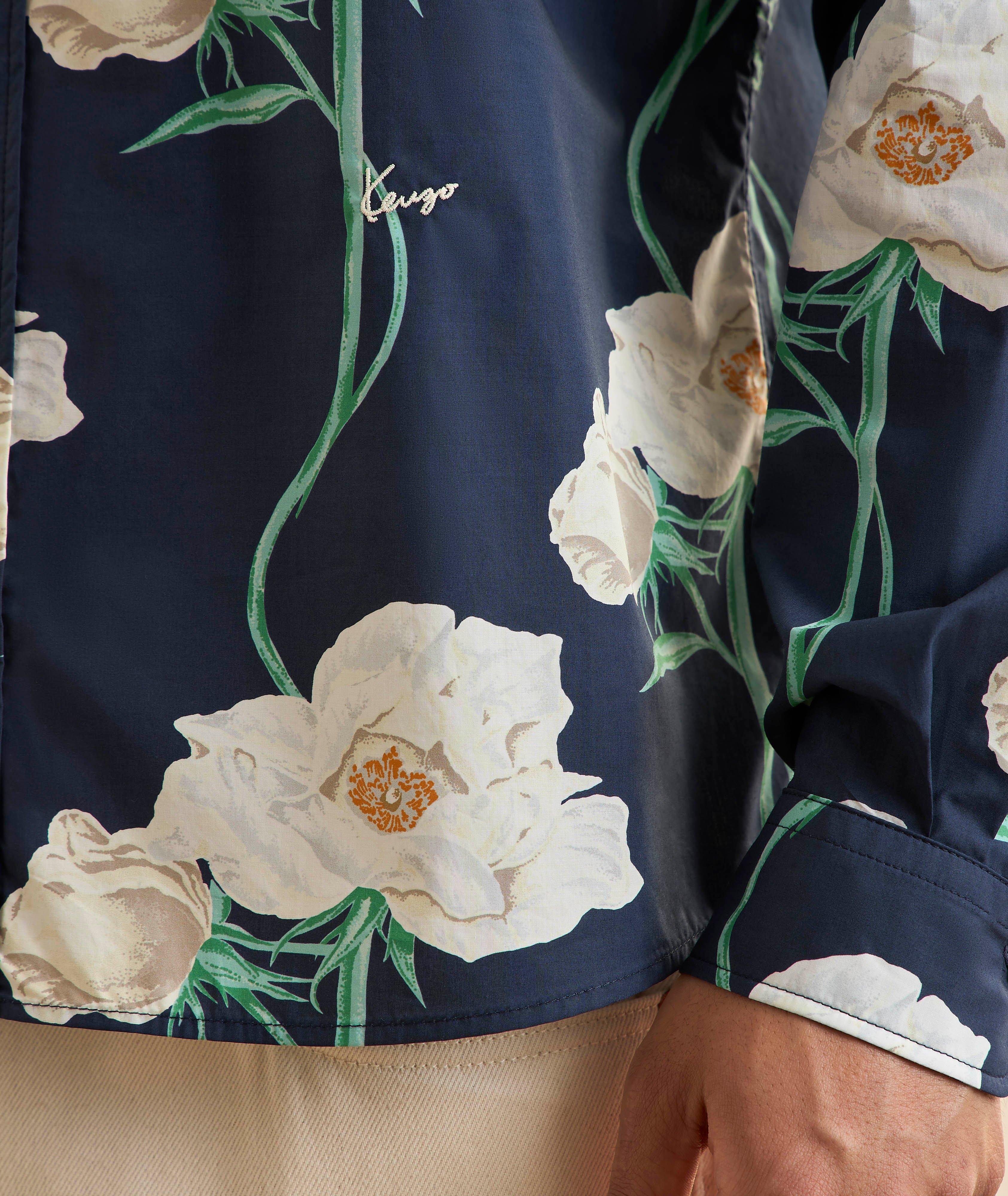 Kenzo Kenzo Floral Cotton Shirt | Casual Shirts | Harry Rosen