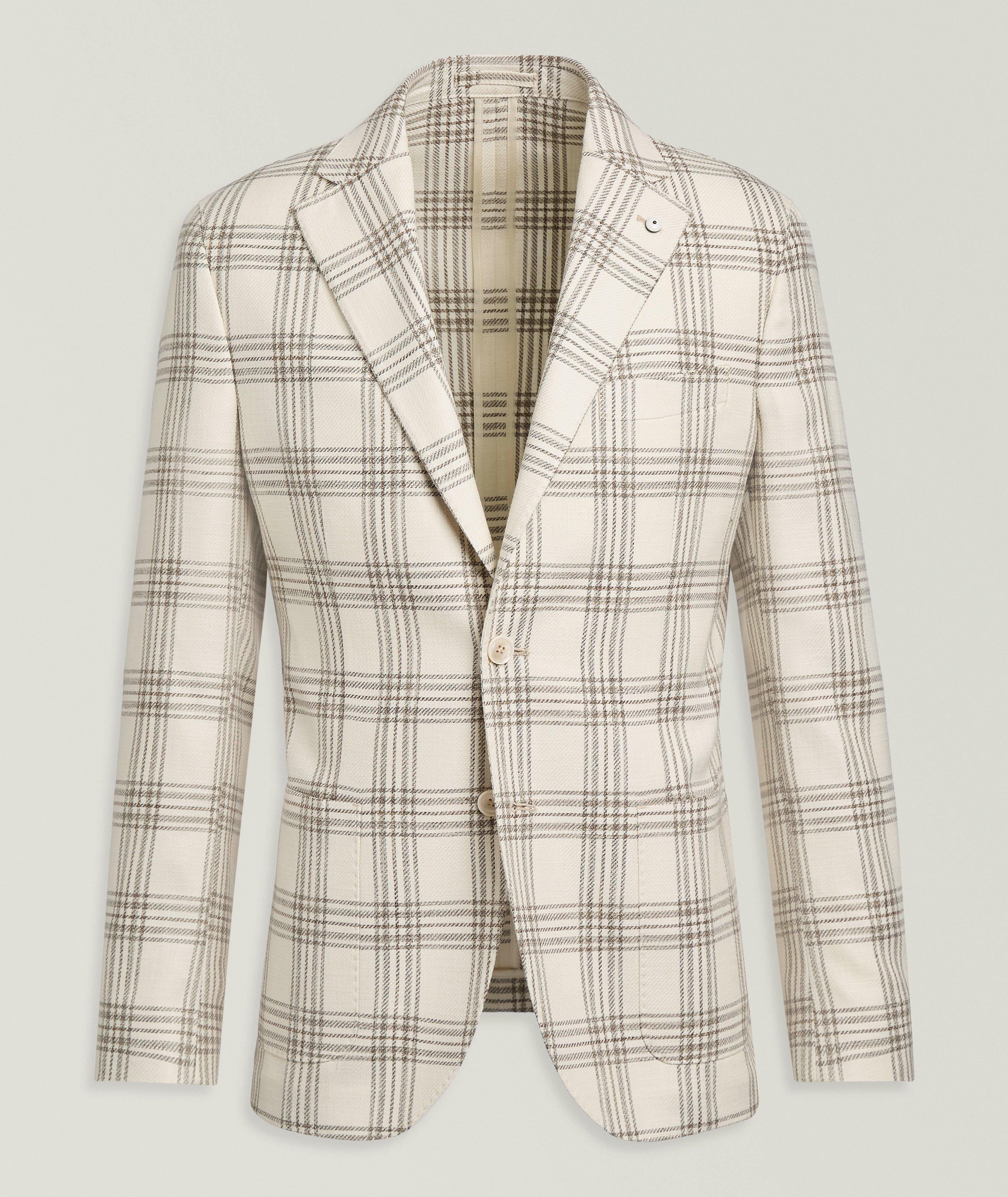 L.B.M. 1911 Veston sport coton-mélange tartan