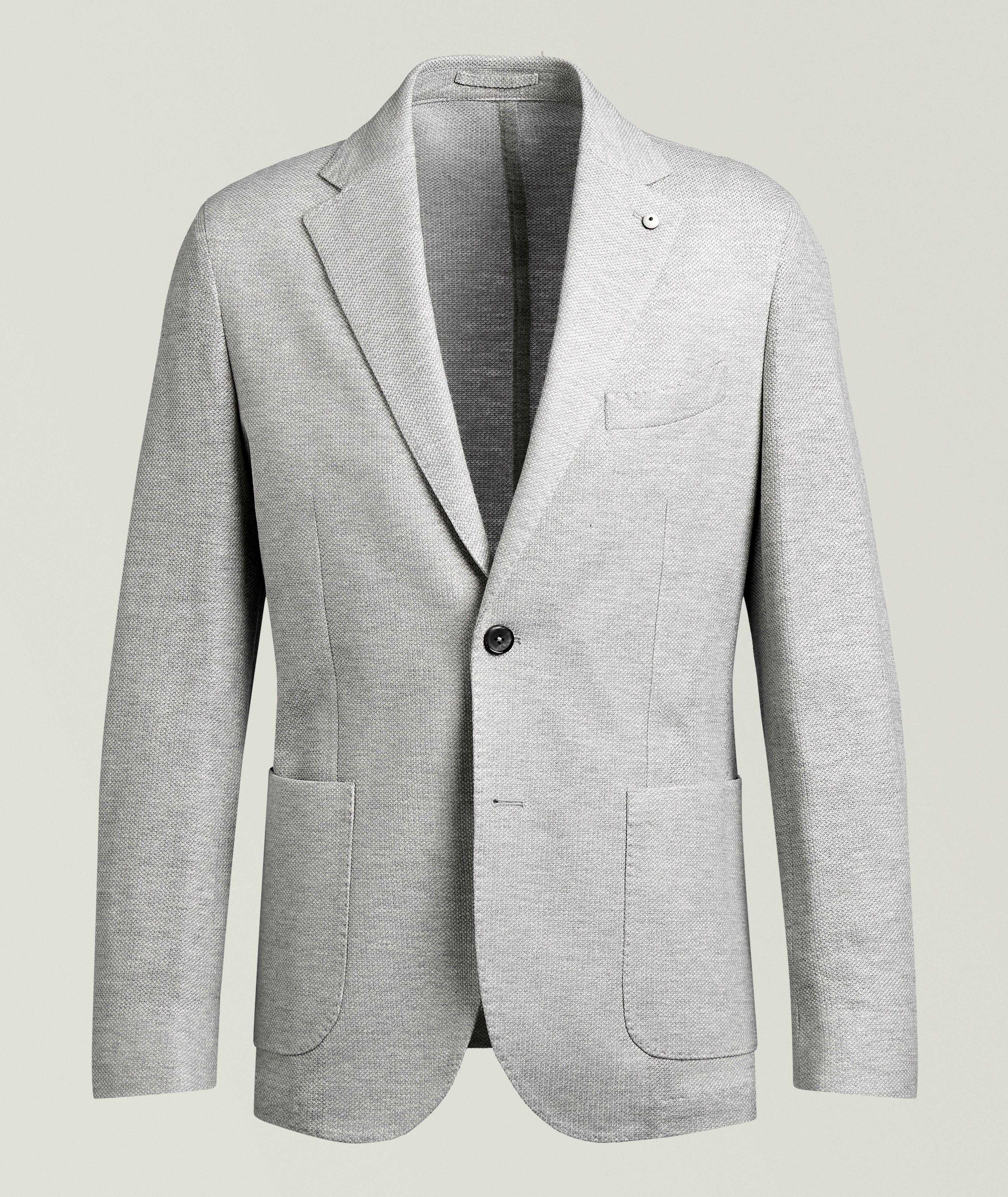 L.B.M. 1911 Mélange Linen-Cotton Sport Jacket