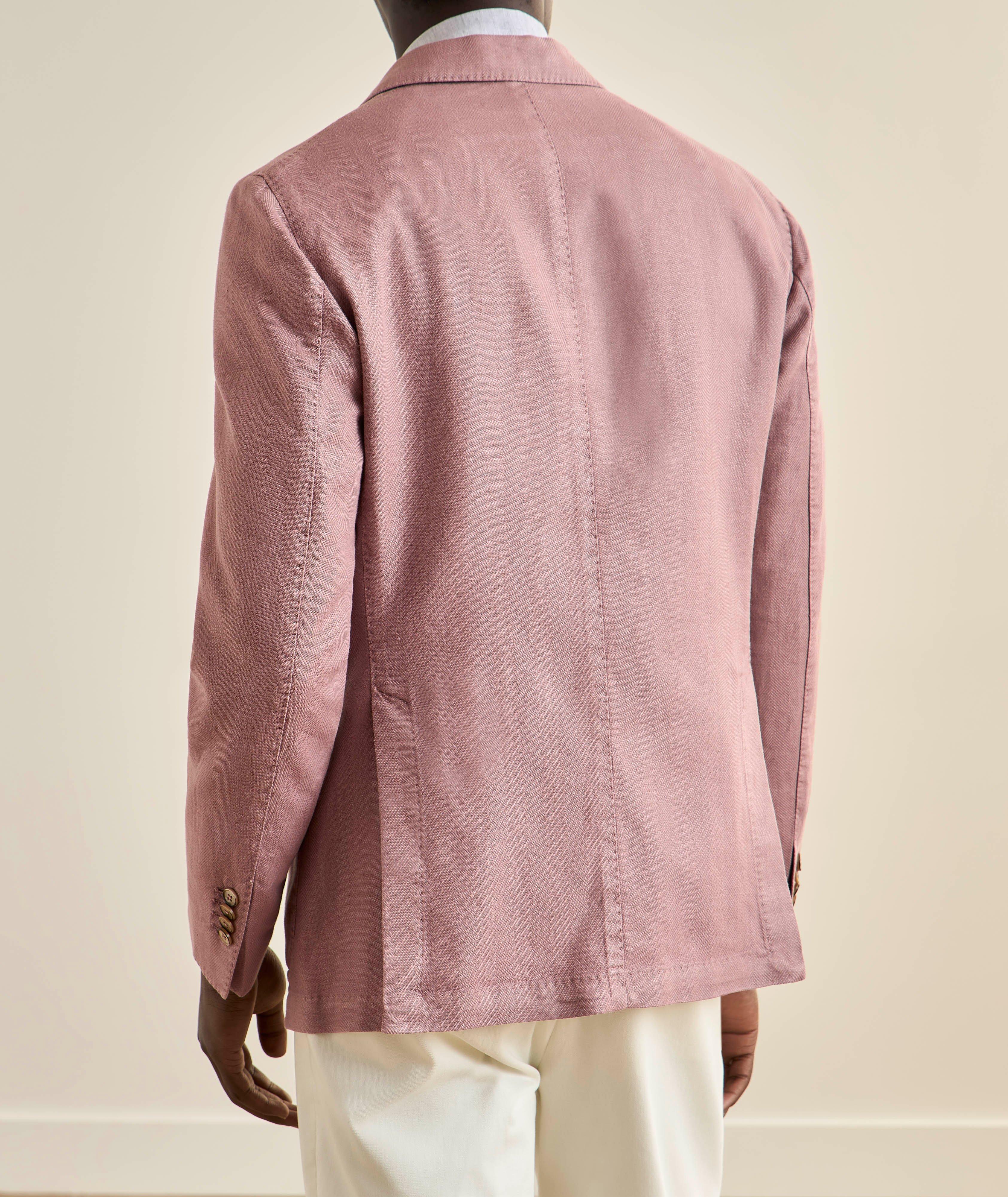 Veston sport lin-coton chevrons image 2