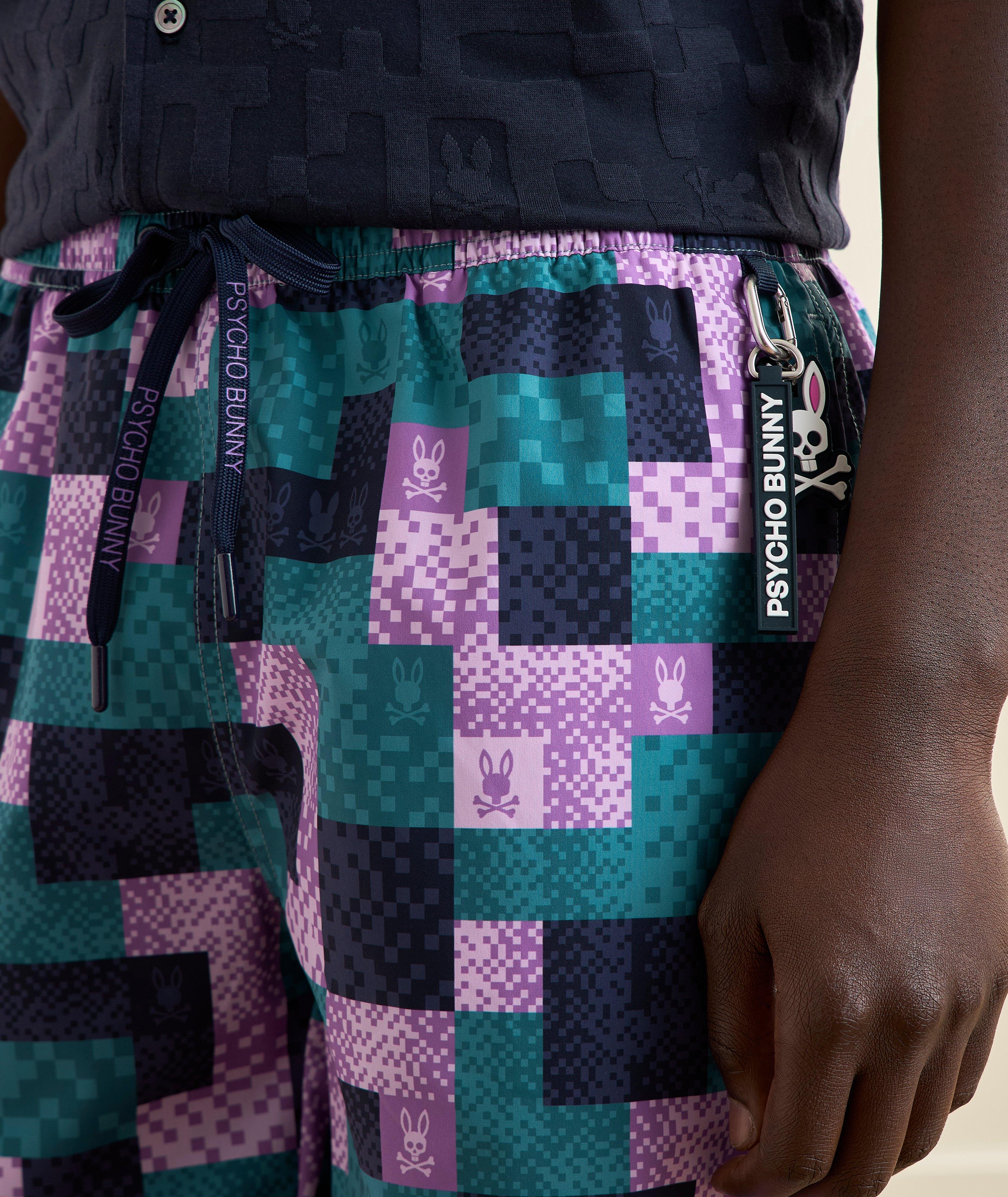 Square Logo-Print Swim Shorts image 3