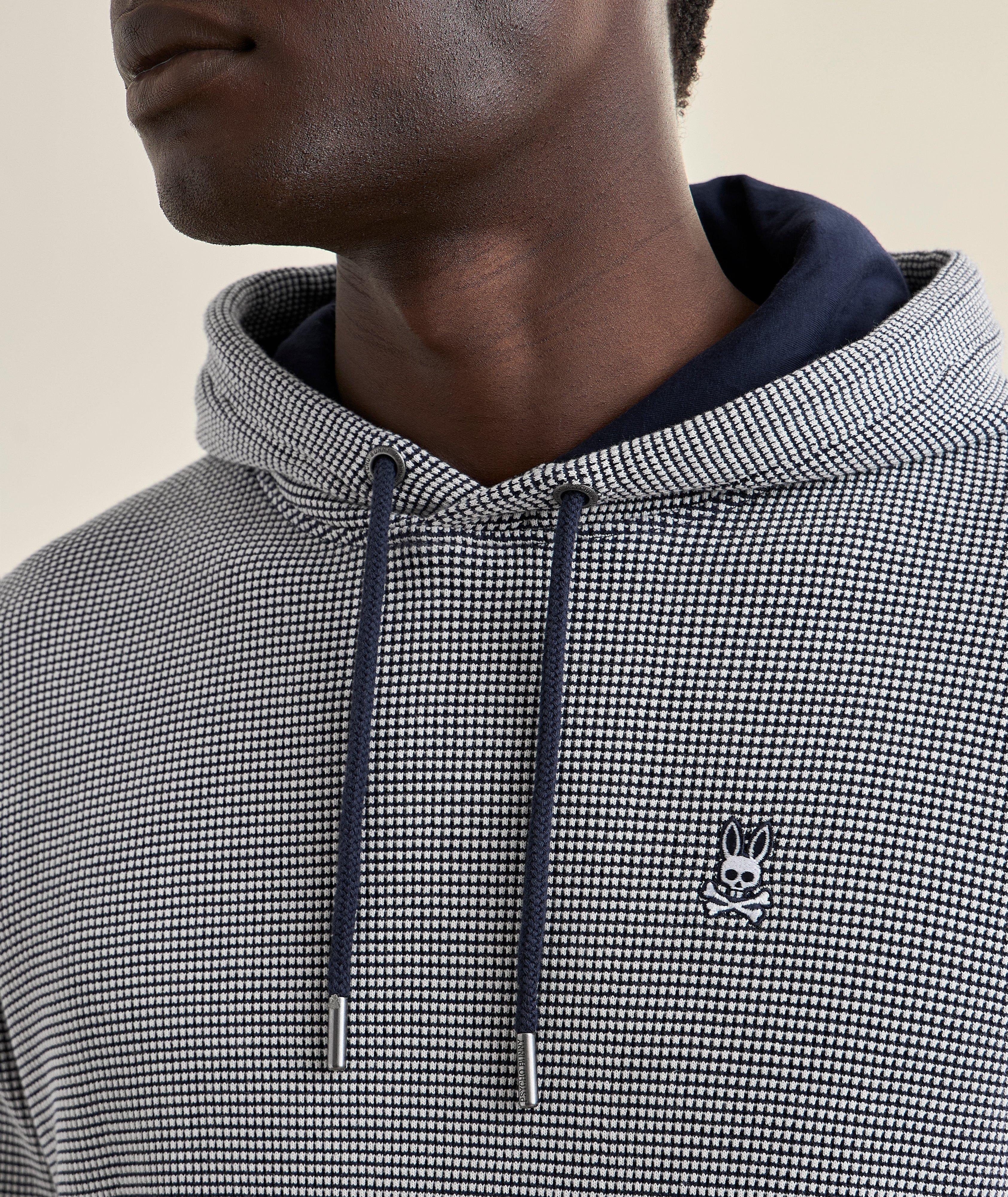 Logo Waffle-Knit Hooded Sweater image 3