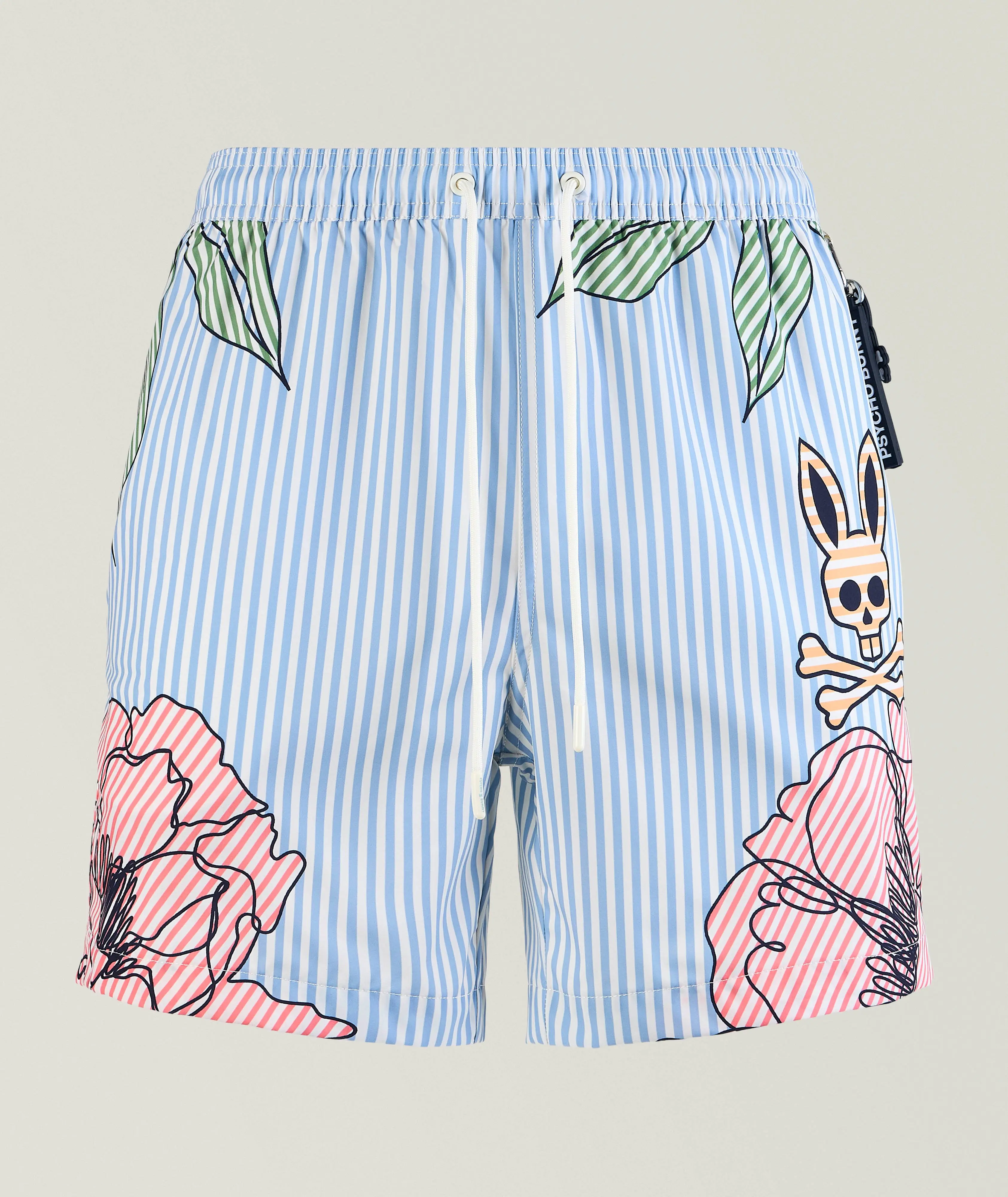 Psycho Bunny Blair Striped Swim Shorts