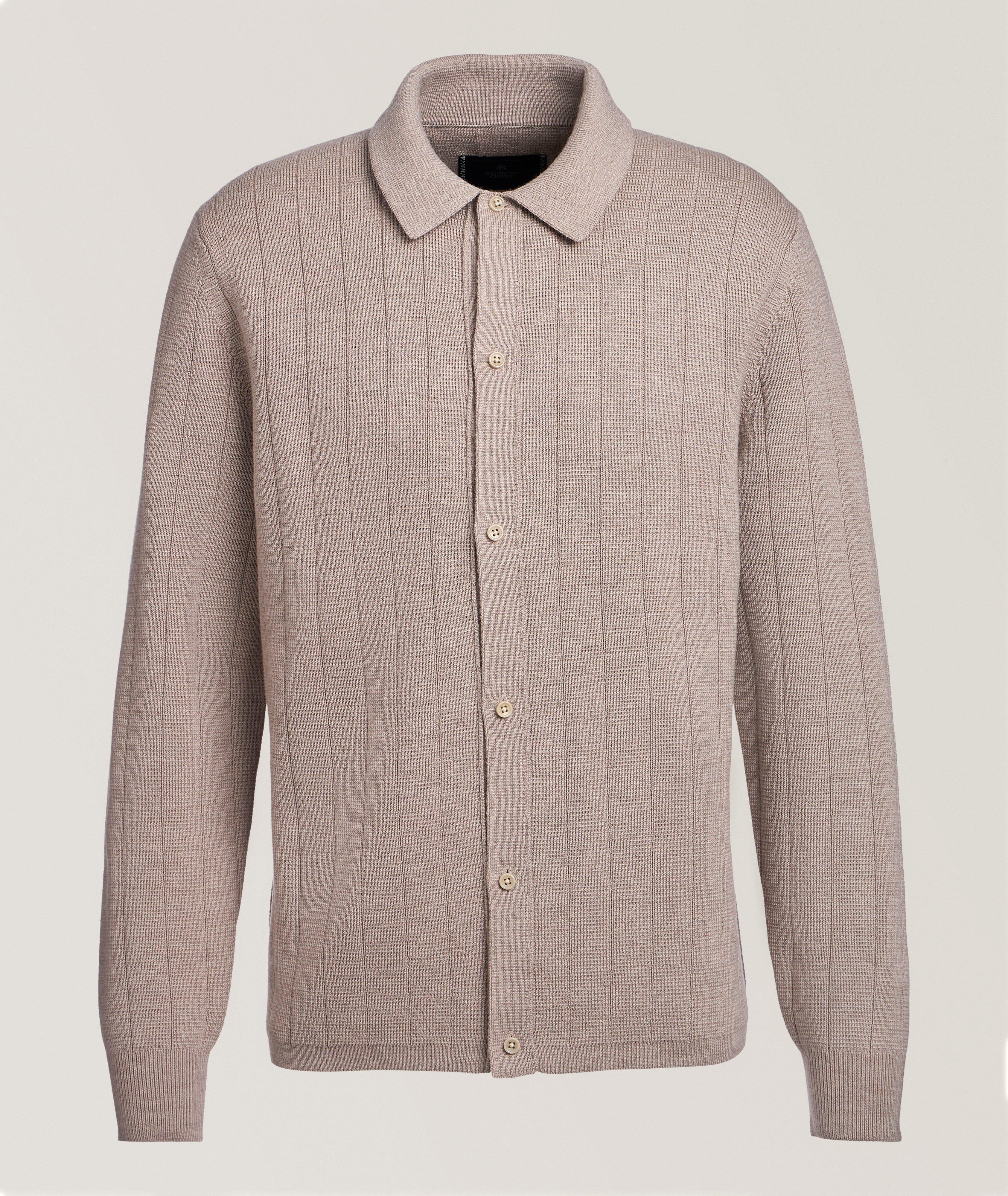 Pier Drop Needle Knit Polo Shirt image 0